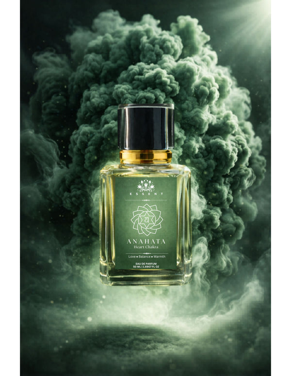 Essent Anahata Heart Chakra Spiritual 50 ml eau de parfum bottle — fresh citrus