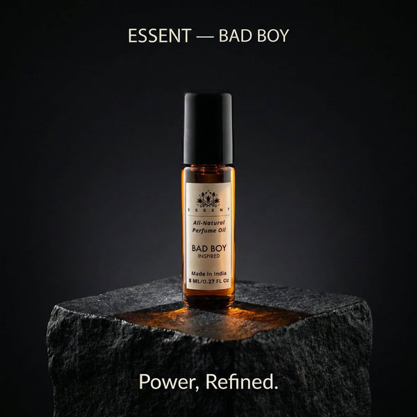 Essent Bad Boy 8 ml roll-on attar bottle — woody