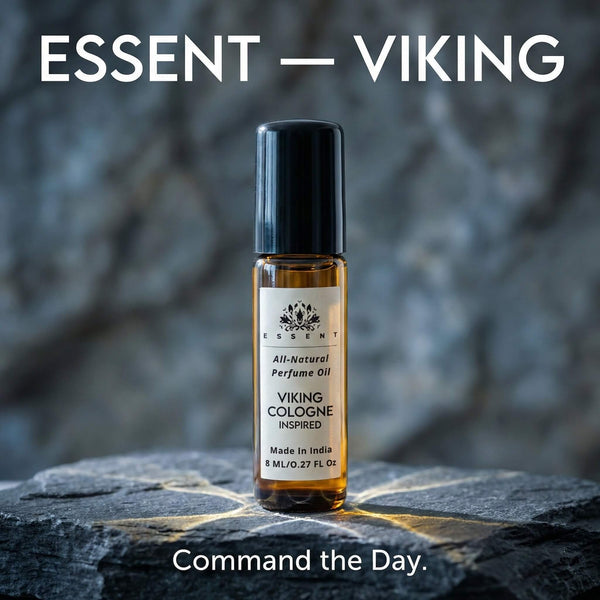 Essent Viking Cologne 8 ml roll-on attar bottle — fresh citrus