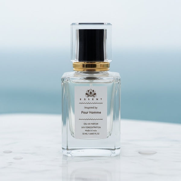 Essent Pour Homme 100 ml eau de parfum bottle — fresh citrus