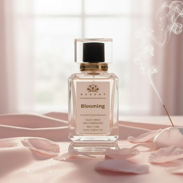 Essent Blooming 30 ml eau de parfum bottle — rose oriental