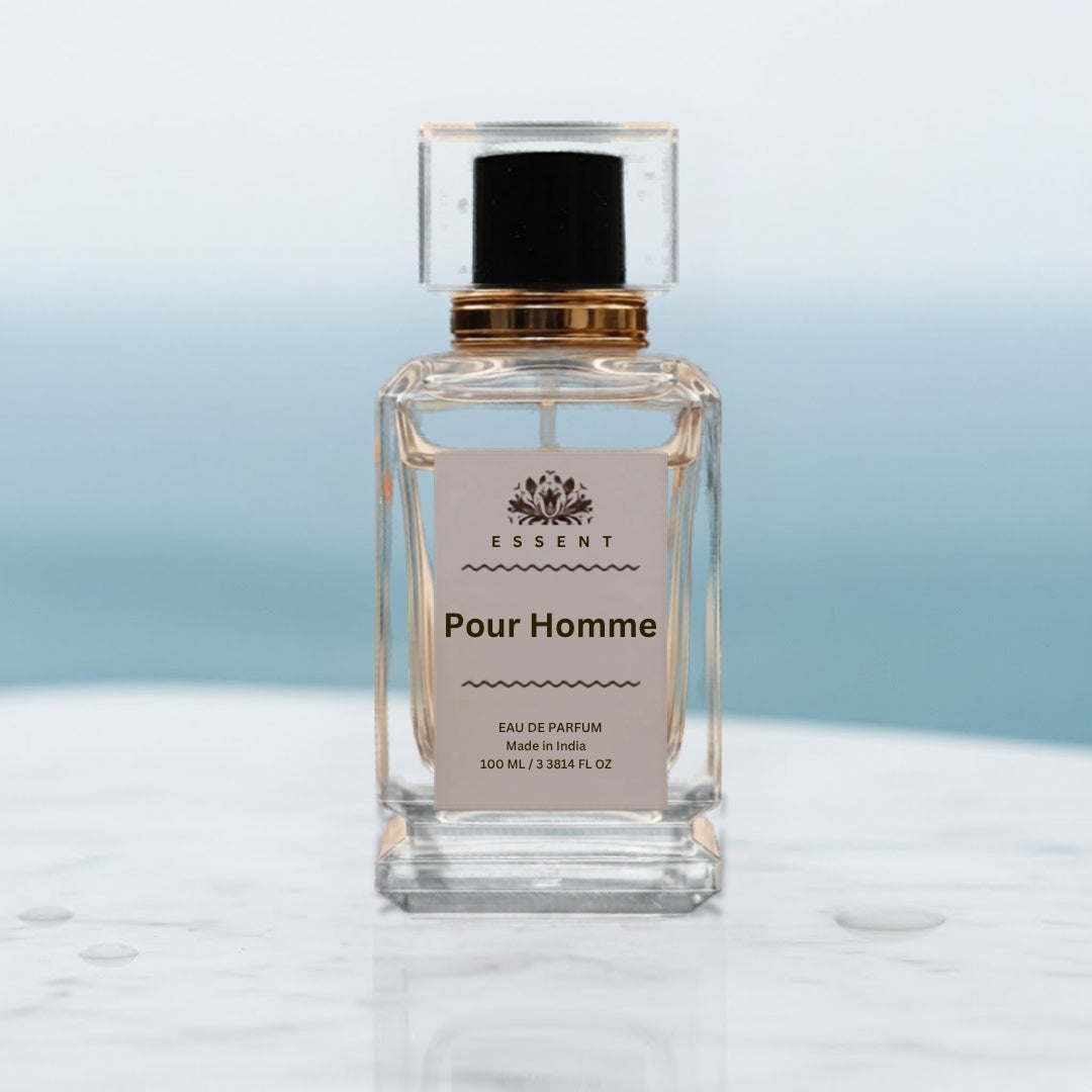 Essent Pour Homme 100 ml eau de parfum bottle — fresh citrus, view 5