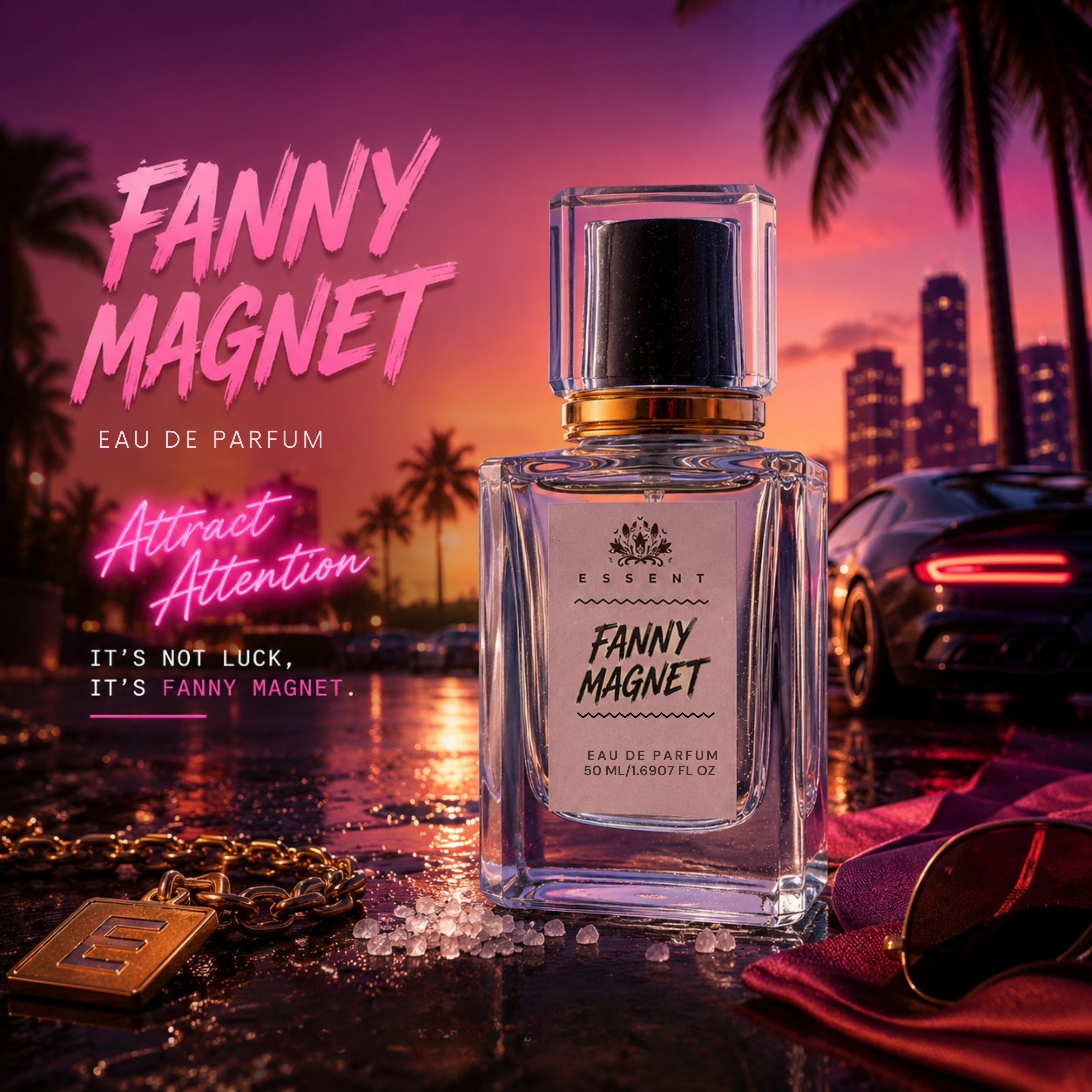 Essent Fanny Magnet Eau De Parfum| Fruity Woody Amber Luxury Fragrance