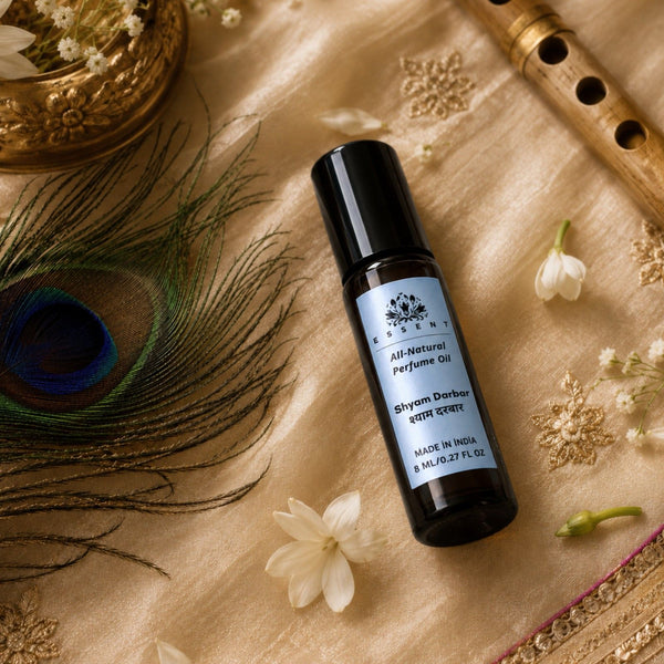 Essent Shyam Darbar Attar Itra for Khatu Shyam Ji 8 ml roll-on attar bottle — signature blend