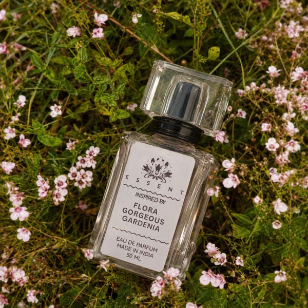 Essent Gorgeous Gardenia 30 ml eau de parfum bottle — white floral