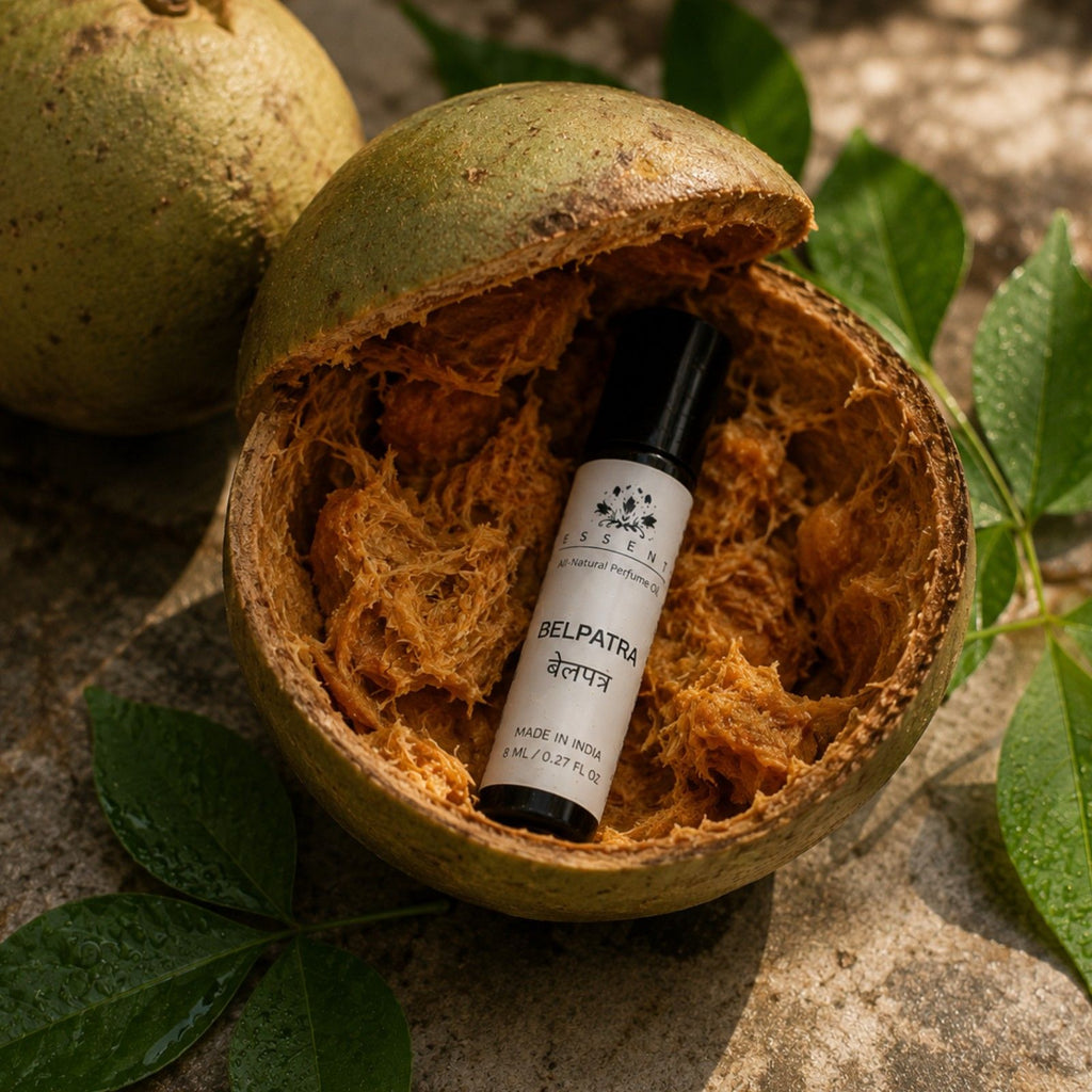 Essent Perfumes Belpatra Roll On Attar – Sacred Herbal Perfume Oil 8ML