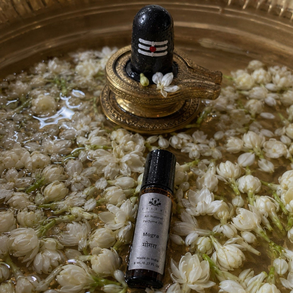 Essent Perfumes Mogra Attar 8ML |Alcohol-Free Room & Pooja Itra