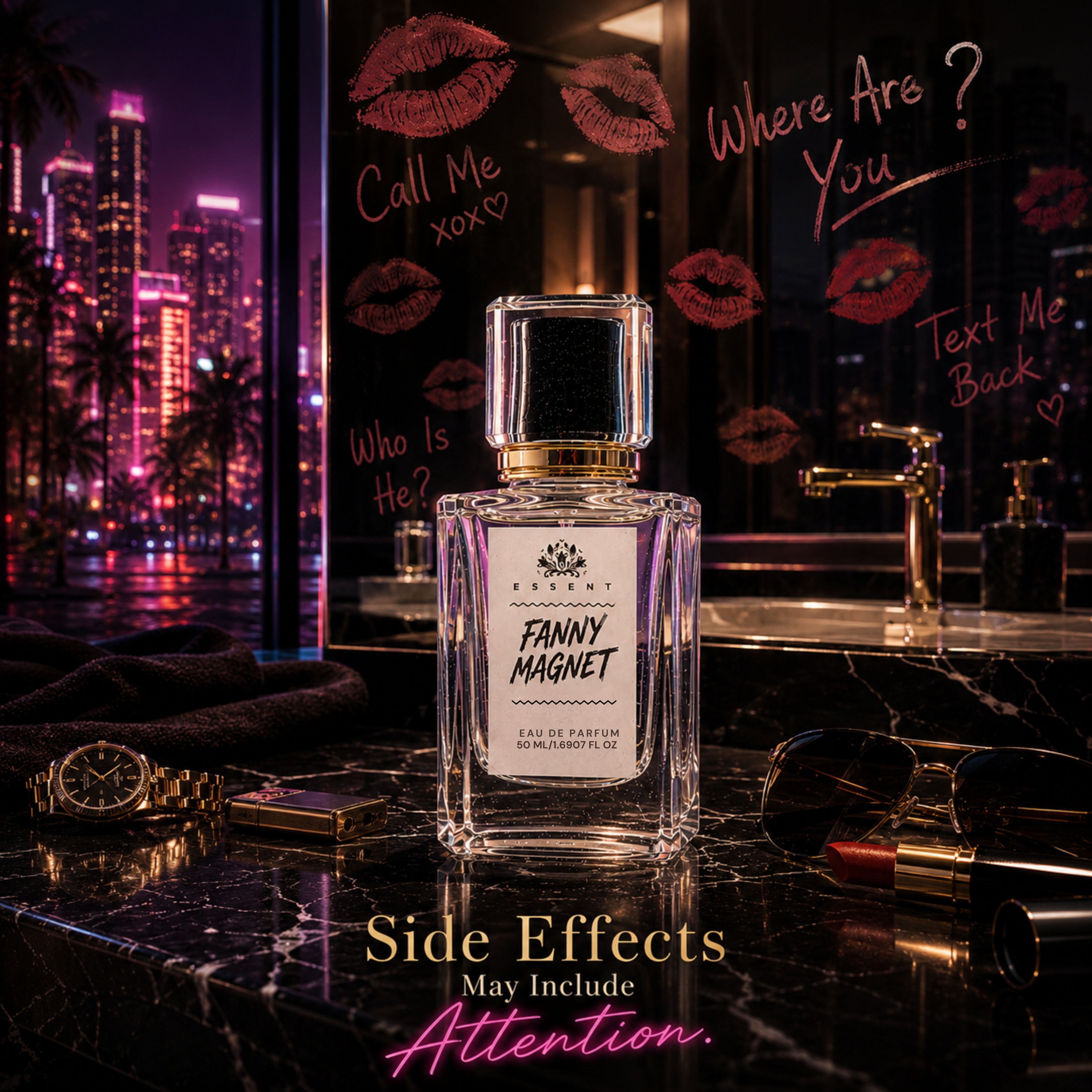 Essent Fanny Magnet Eau De Parfum| Fruity Woody Amber Luxury Fragrance