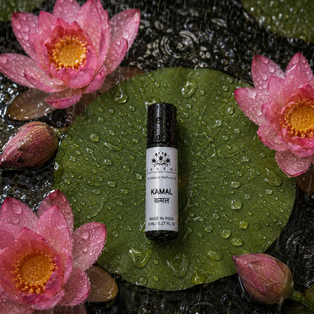 Essent Perfumes Kamal Attar 8ML |Lotus Itra for Sawan Puja, Lakshmi Pooja & Navratri