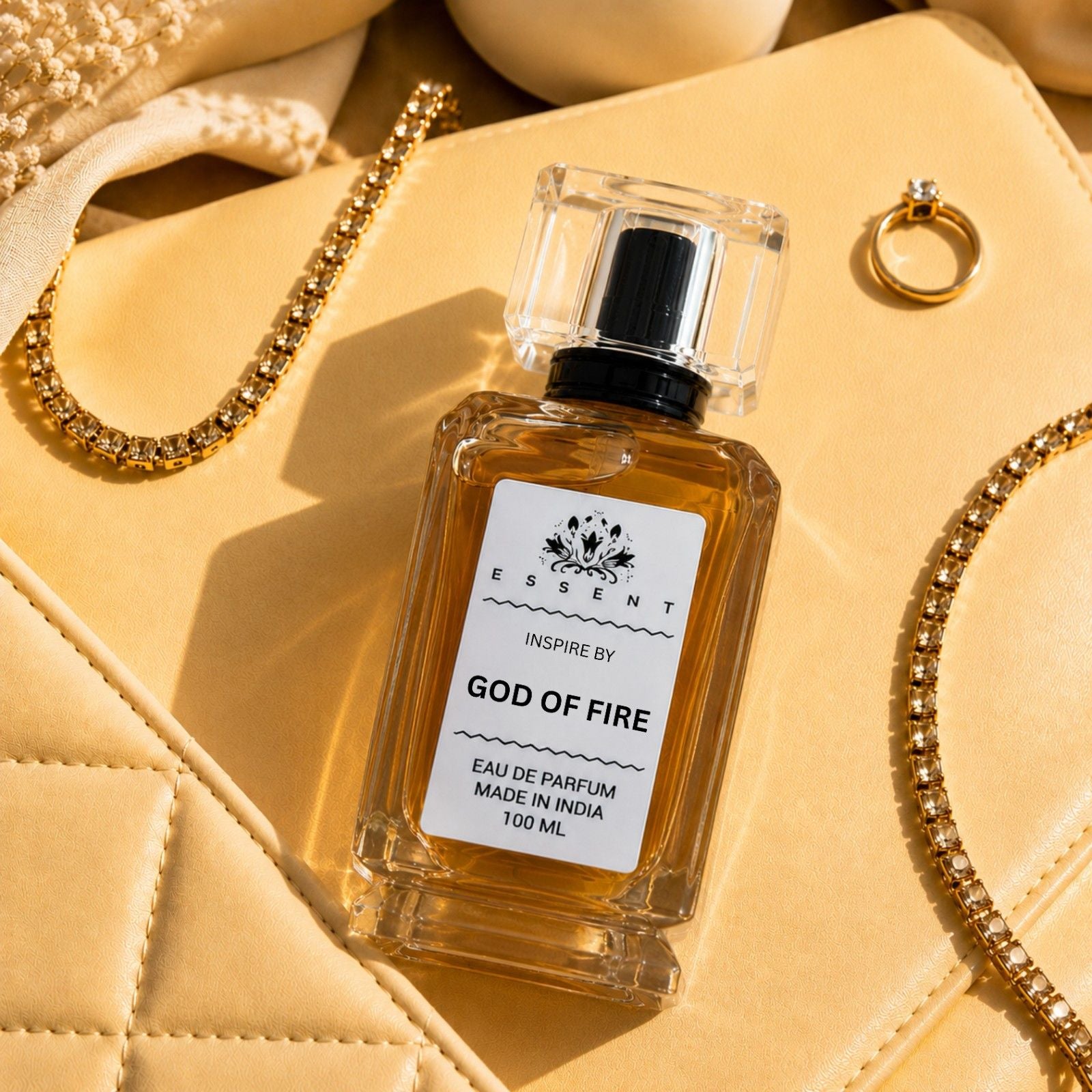 Essent God of Fire Eau De Parfum | Tropical Fruity Woody Luxury Fragrance