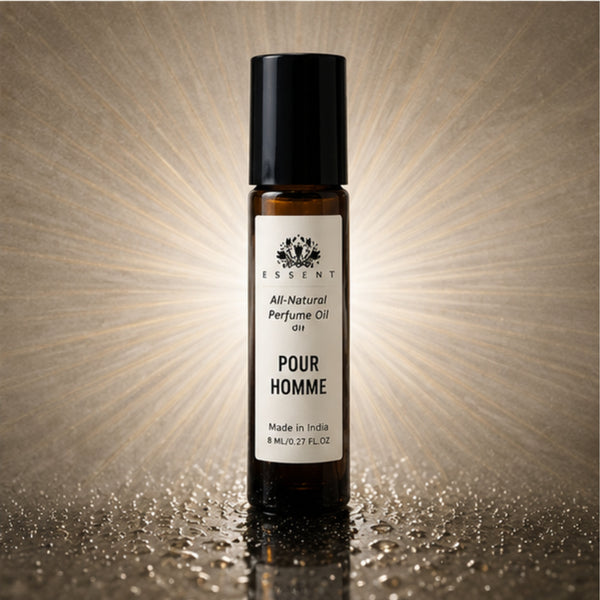 Essent Pour Homme 8 ml roll-on attar bottle — fresh citrus