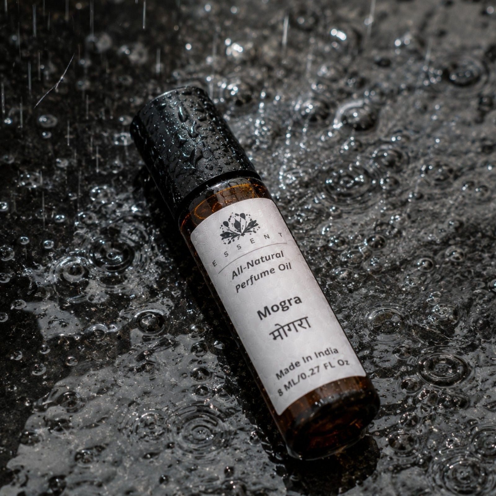 Essent Perfumes Mogra Attar 8ML |Alcohol-Free Room & Pooja Itra