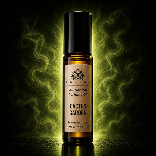 Essent Cactus Garden 8 ml roll-on attar bottle — fresh citrus