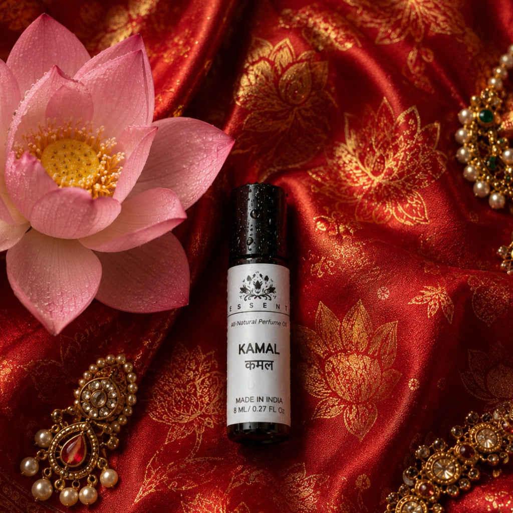 Essent Perfumes Kamal Attar 8ML |Lotus Itra for Sawan Puja, Lakshmi Pooja & Navratri