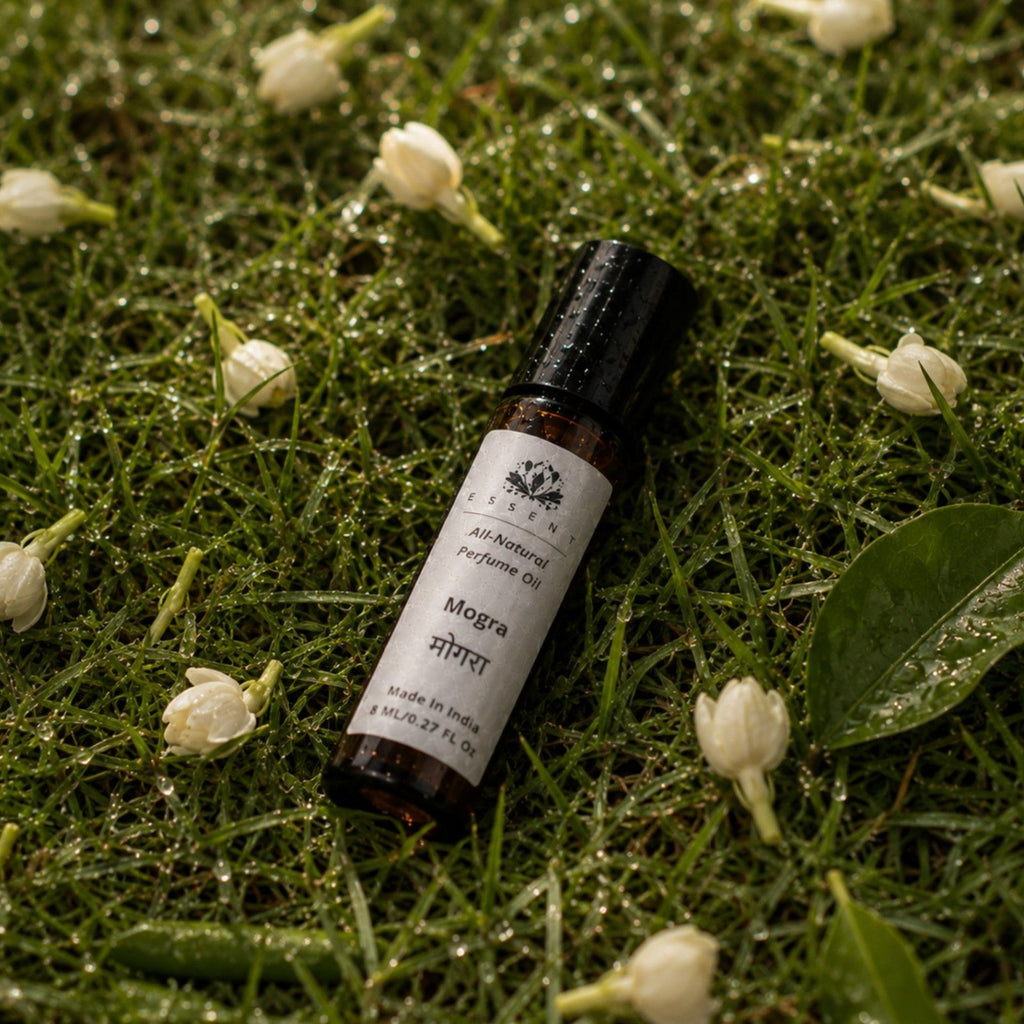 Essent Perfumes Mogra Attar 8ML |Alcohol-Free Room & Pooja Itra