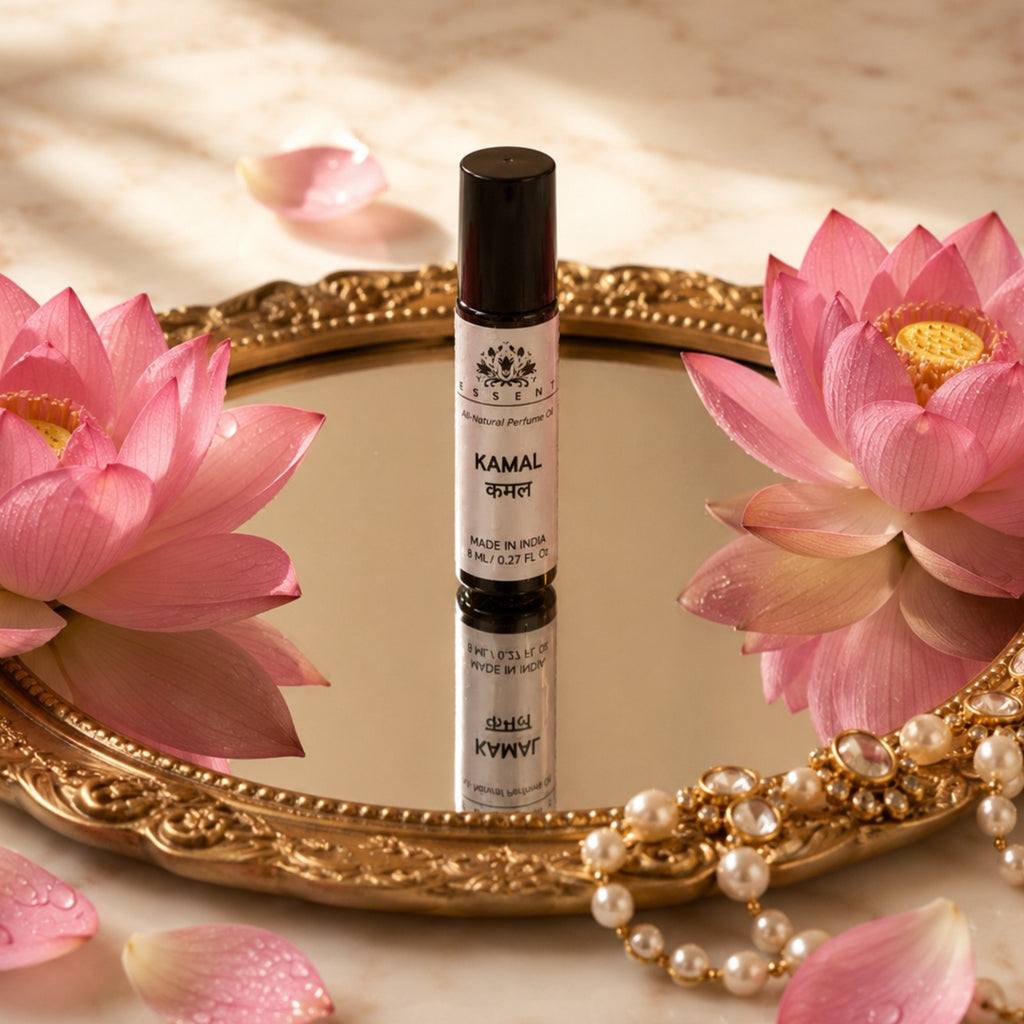 Essent Perfumes Kamal Attar 8ML |Lotus Itra for Sawan Puja, Lakshmi Pooja & Navratri