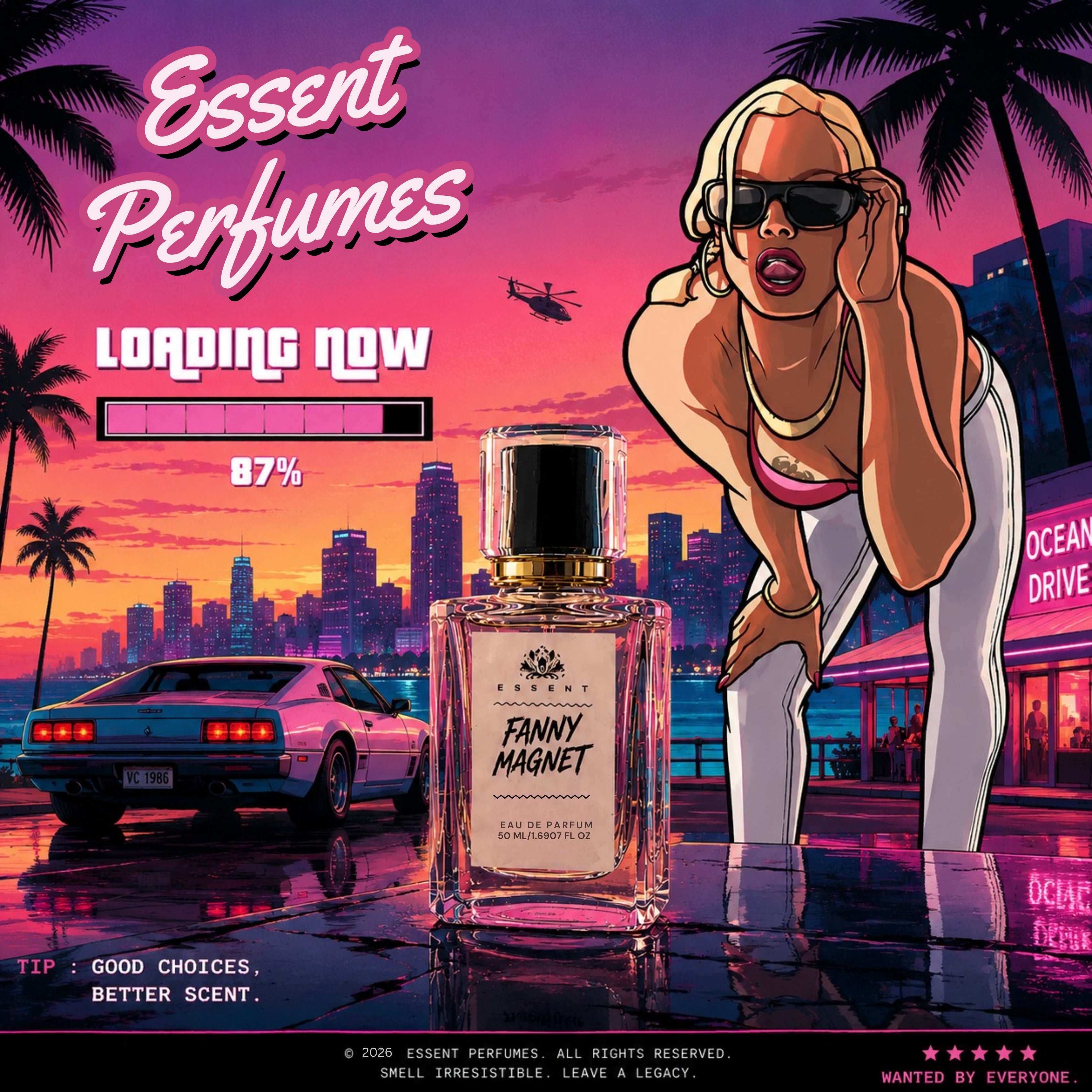 Essent Fanny Magnet Eau De Parfum| Fruity Woody Amber Luxury Fragrance