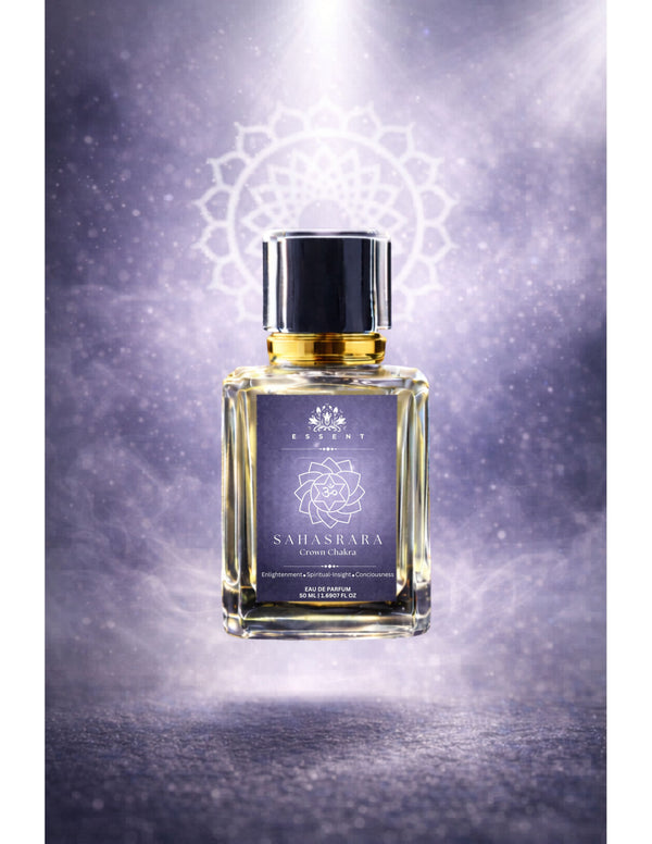 Essent Sahasrara Crown Chakra Spiritual 50 ml eau de parfum bottle — fresh citrus