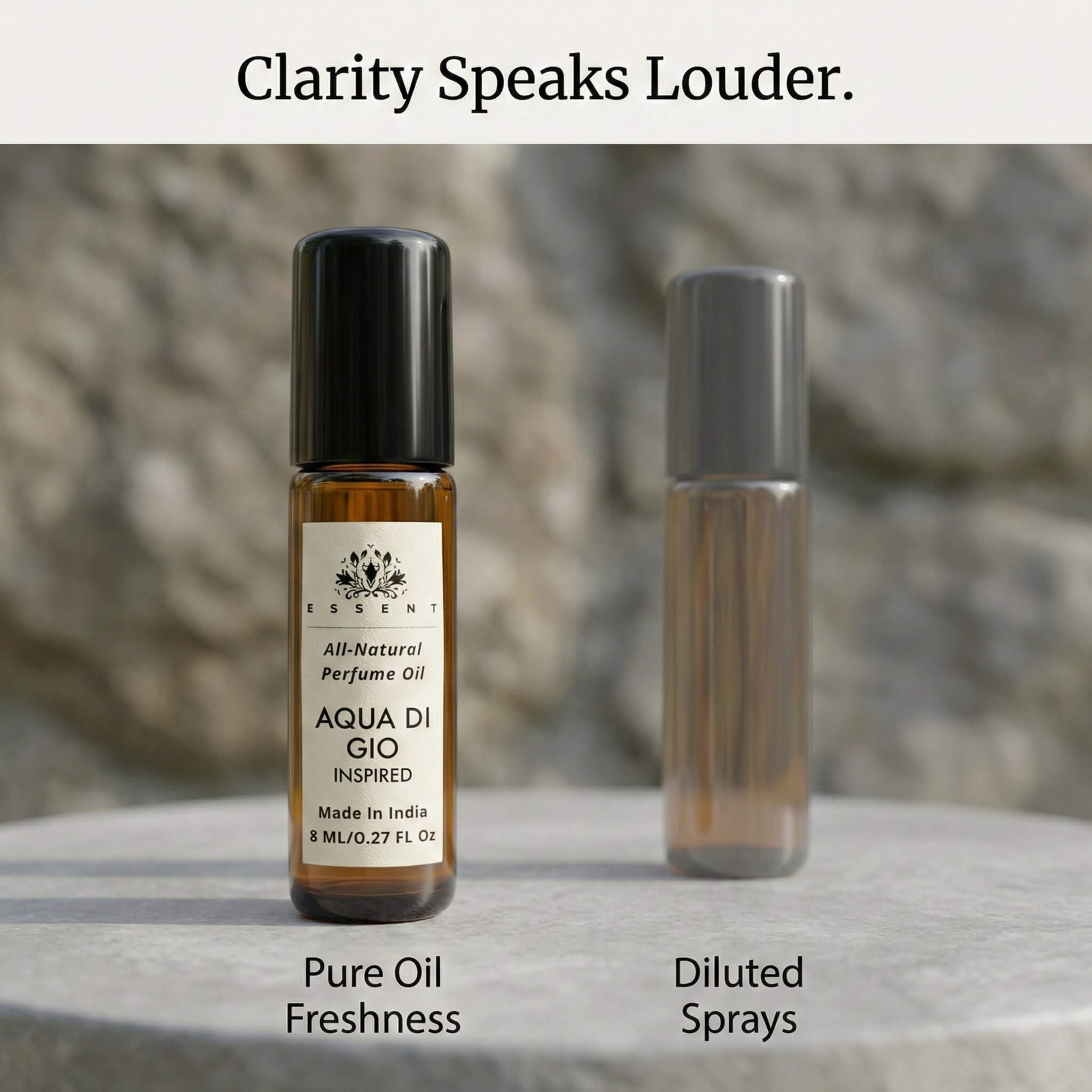 Essent Aqua Di Gio-Inspired Roll-On Attar/ Perfume Oil