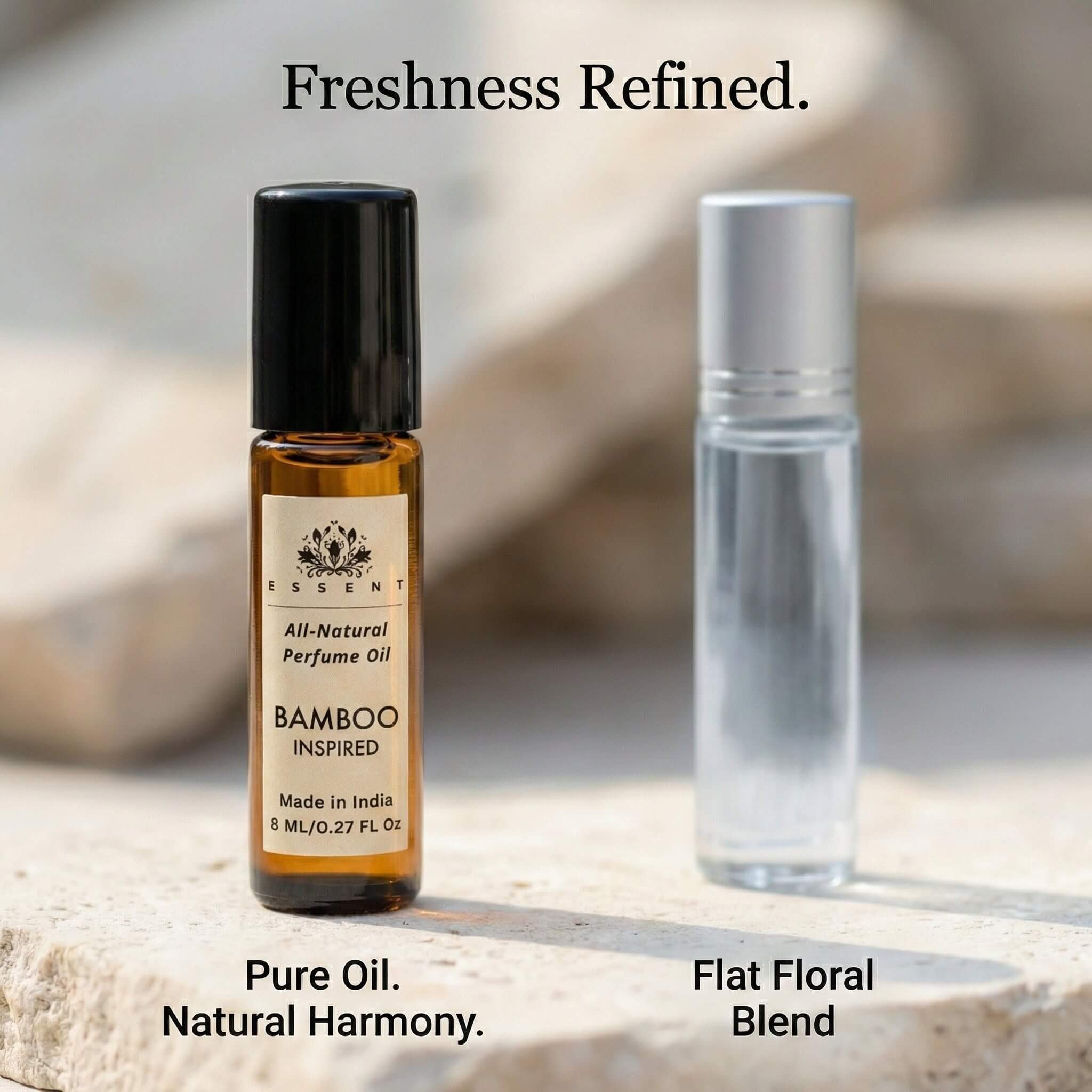 Essent Bamboo-Inspired Unisex Roll-On Attar/ Perfume Oil