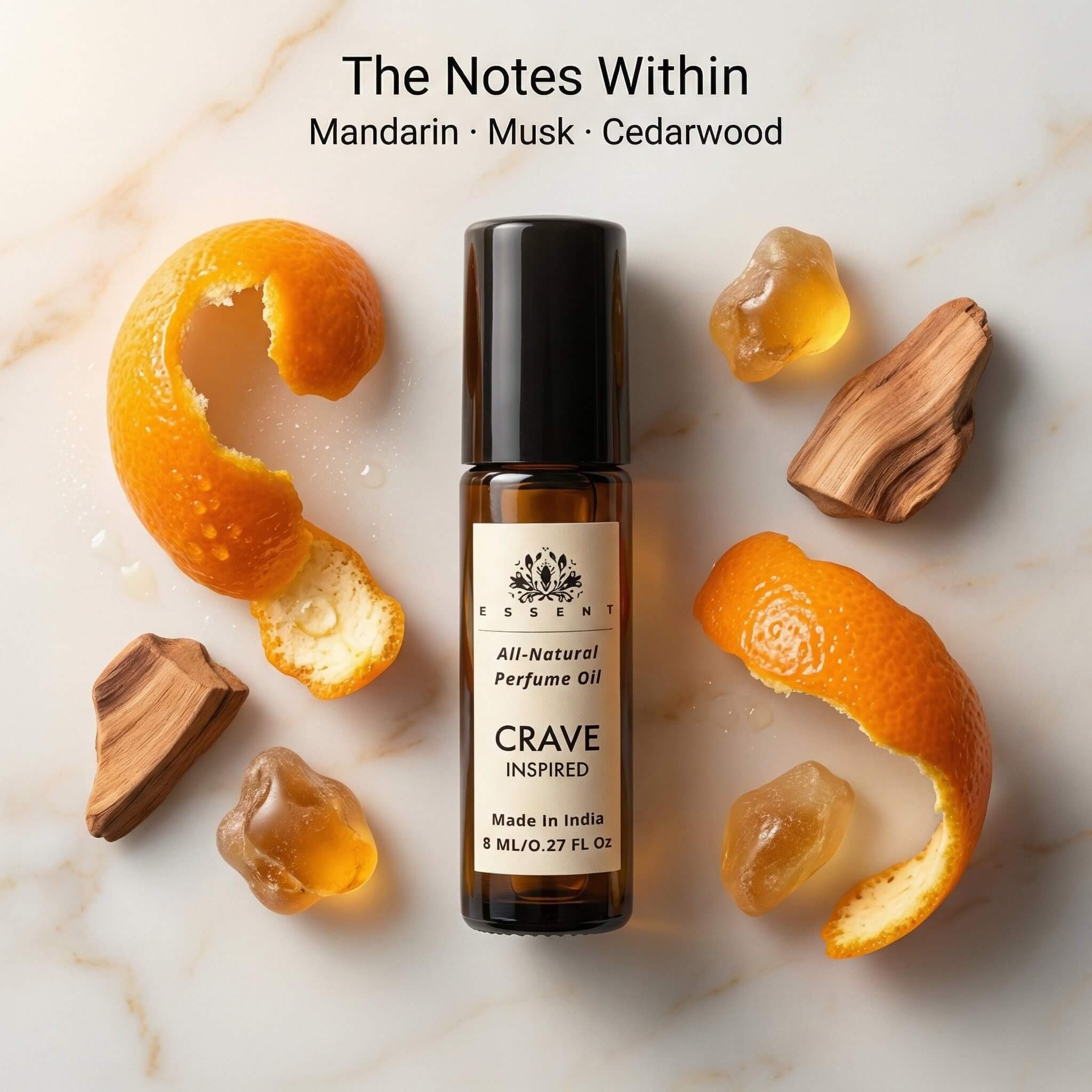 Essent Crave-Inspired Unisex Roll-On Attar / Perfume Oil