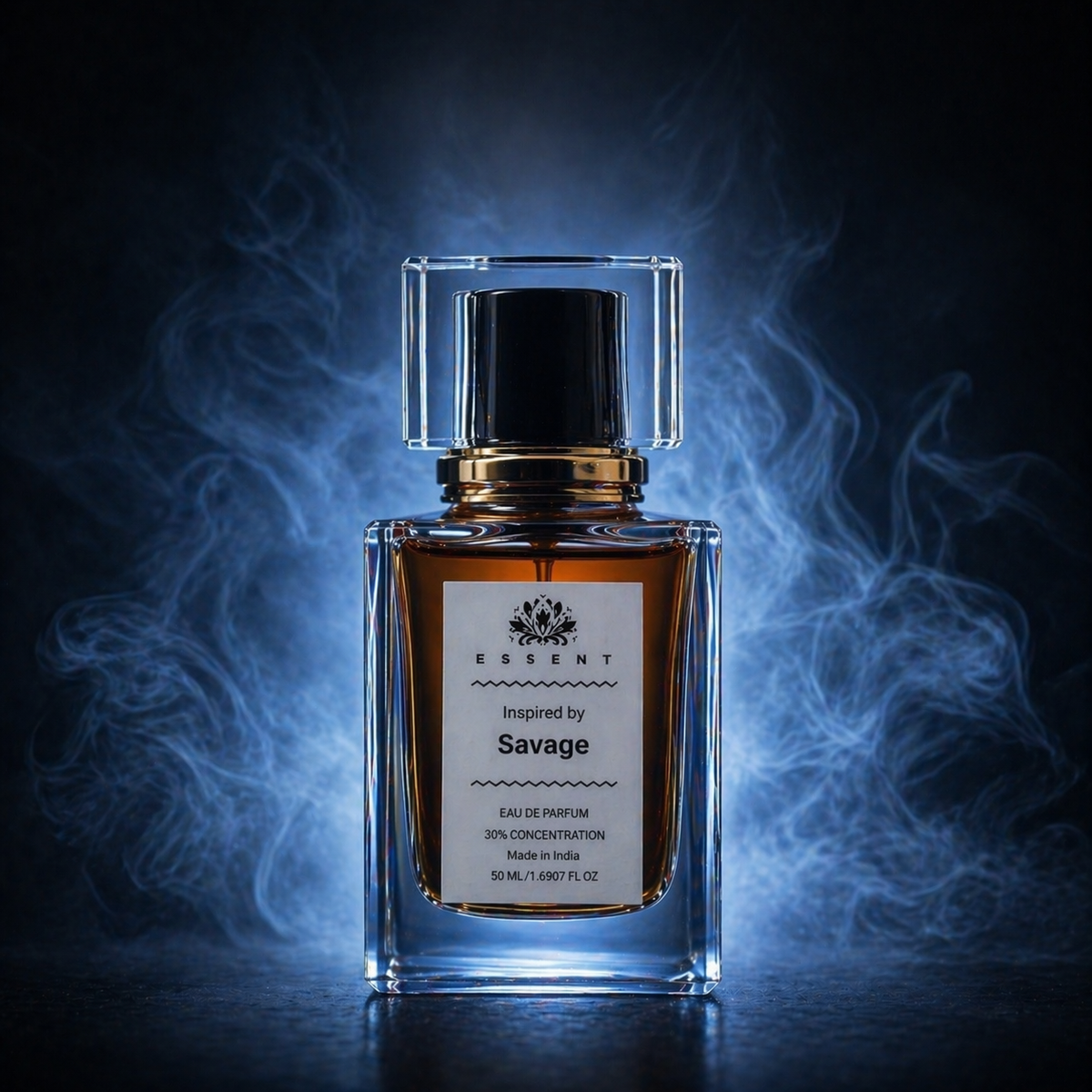 Essent Savage 30 ml eau de parfum bottle — amber oriental, view 4