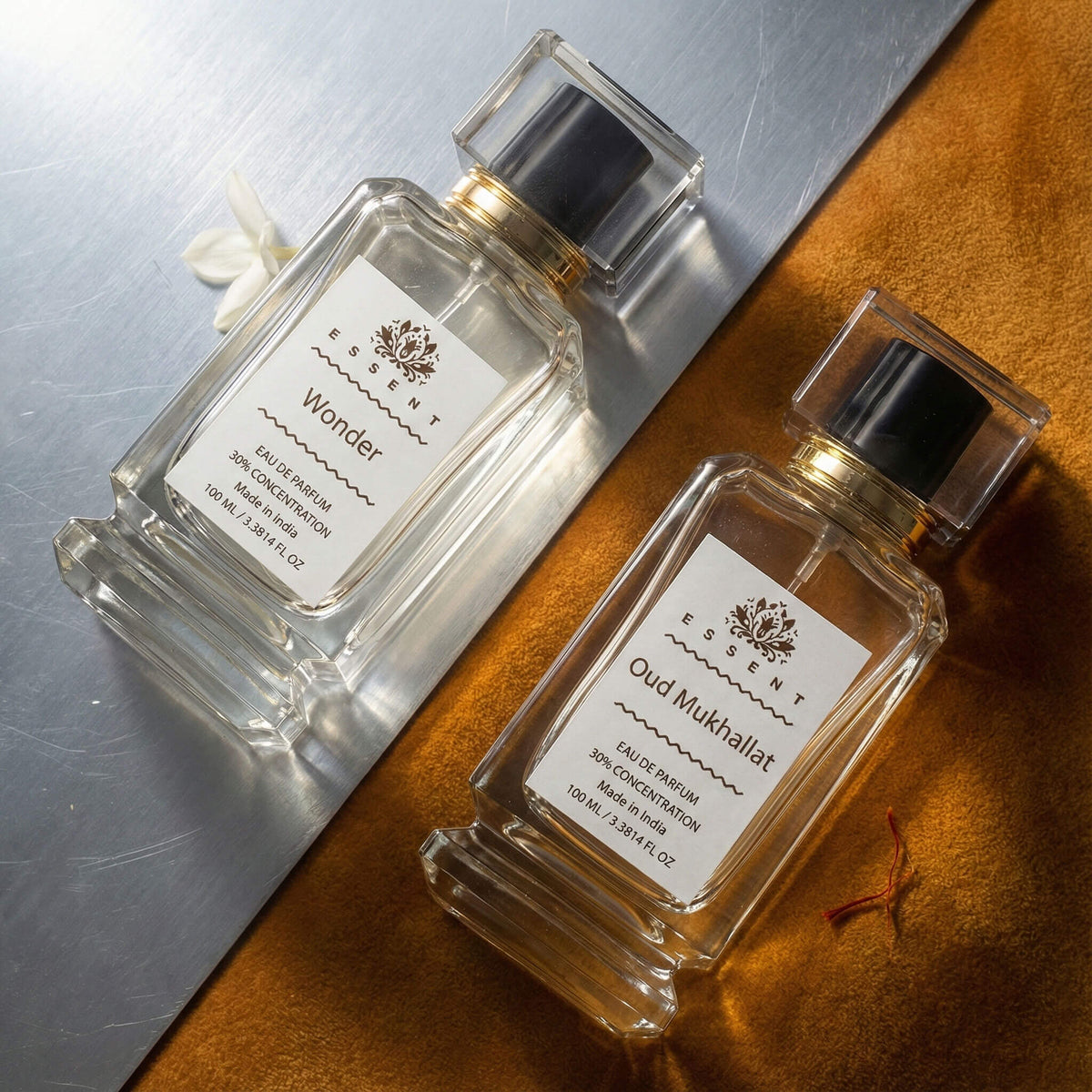 Essent Day & Dusk: The 24-Hour Scent Kit 50 ml roll-on attar bottle — oud & amber, view 4