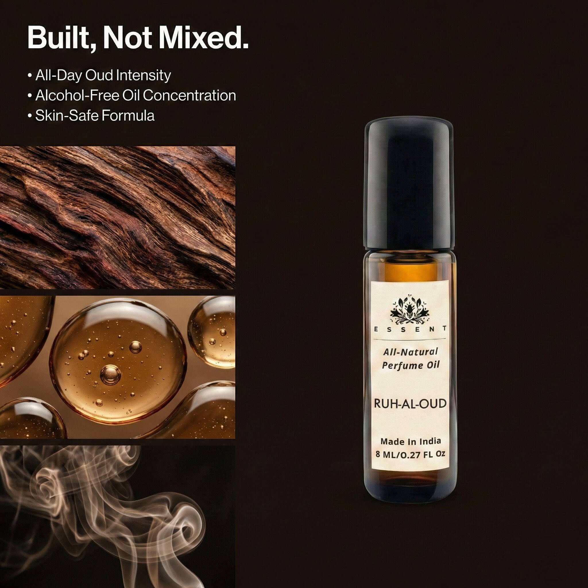 Essent Ruh-Al-Oud Roll-On Attar/ Perfume Oil