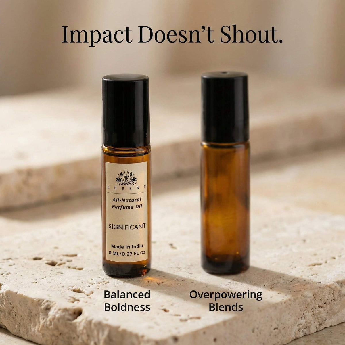 Essent Significant 8 ml roll-on attar bottle — fresh citrus, view 4