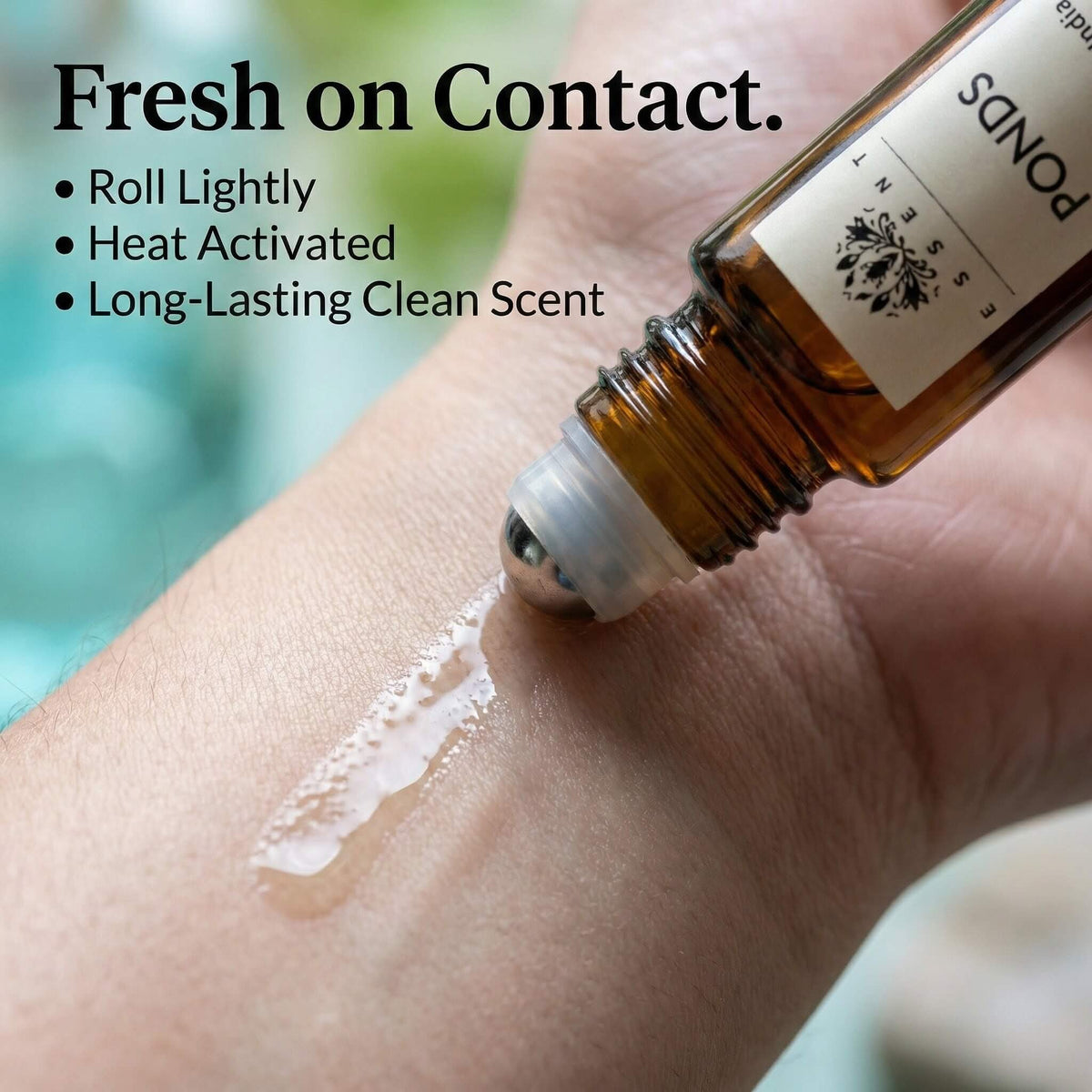 Essent White Floral Attar 8 ml roll-on attar bottle — white floral, view 5