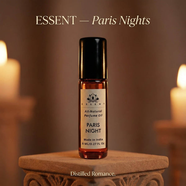 Essent Paris Night 8 ml roll-on attar bottle — rose oriental
