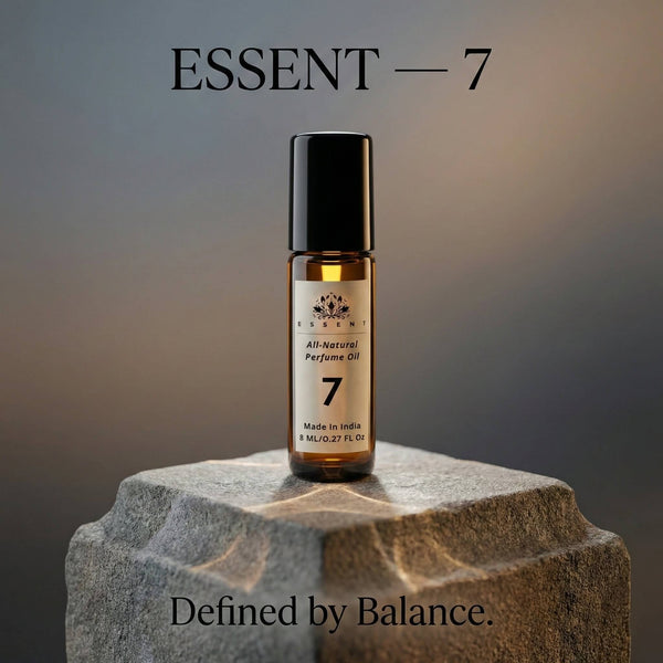 Essent 7 8 ml roll-on attar bottle — amber oriental