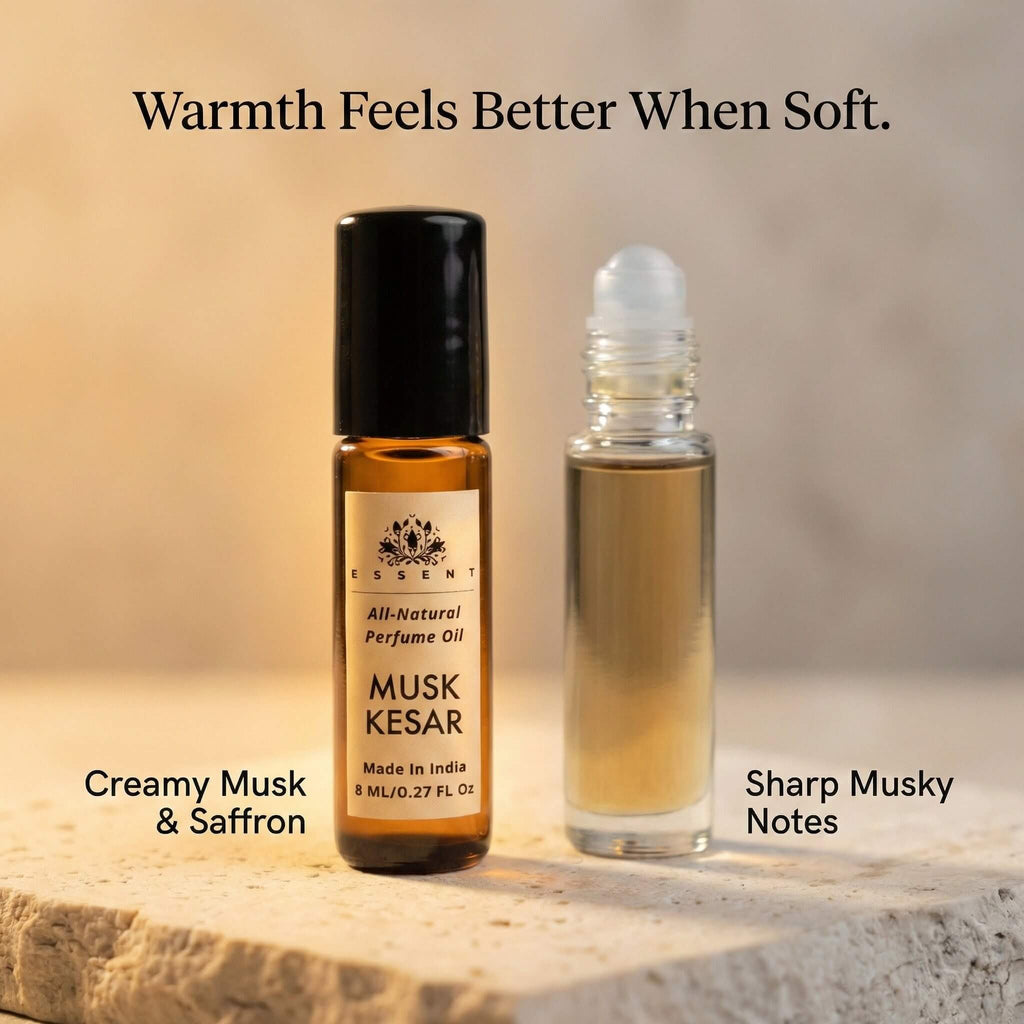 Essent Musk Kesar Roll-On Attar/ Perfume Oil