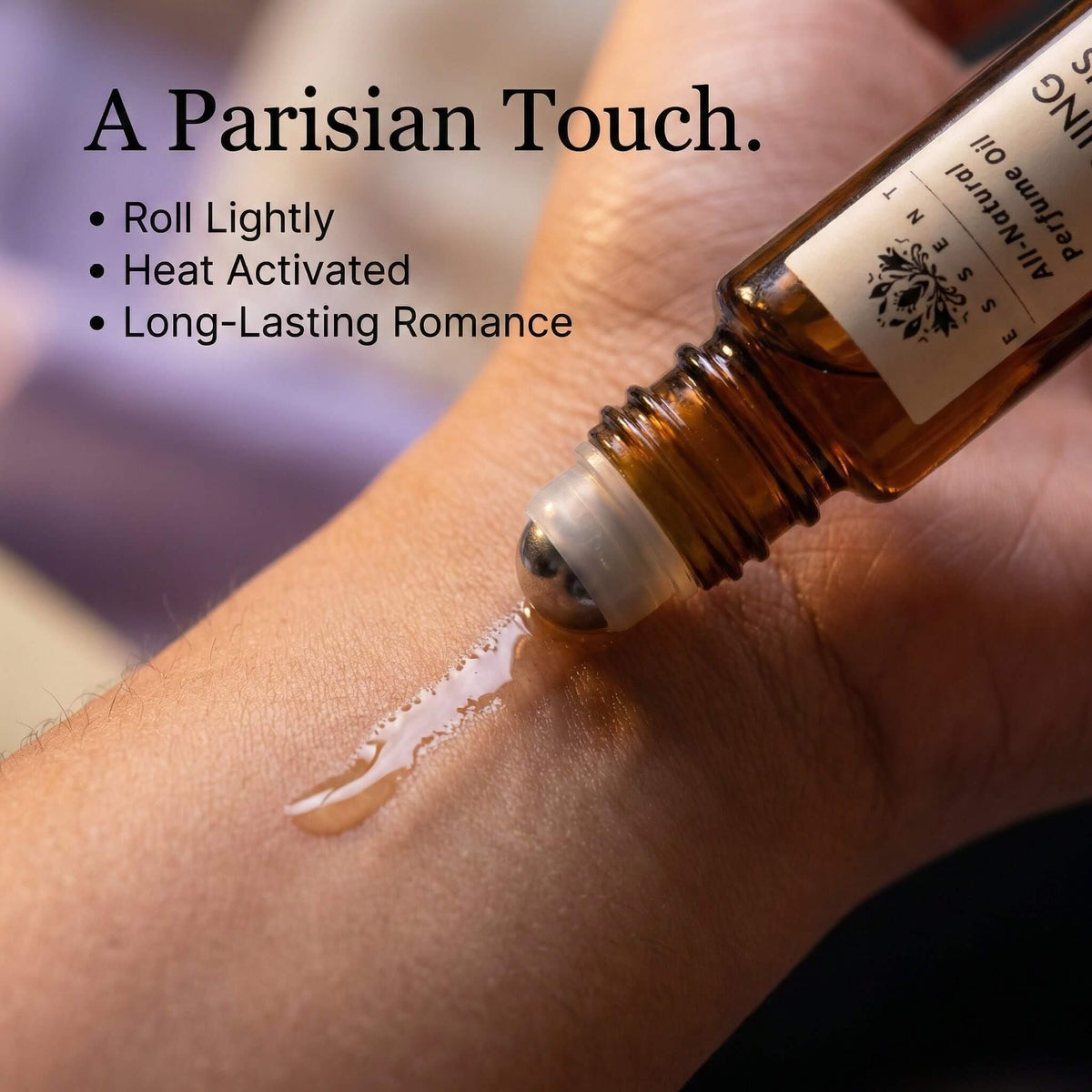 Essent Evening in Paris 8 ml roll-on attar bottle — white floral, view 5