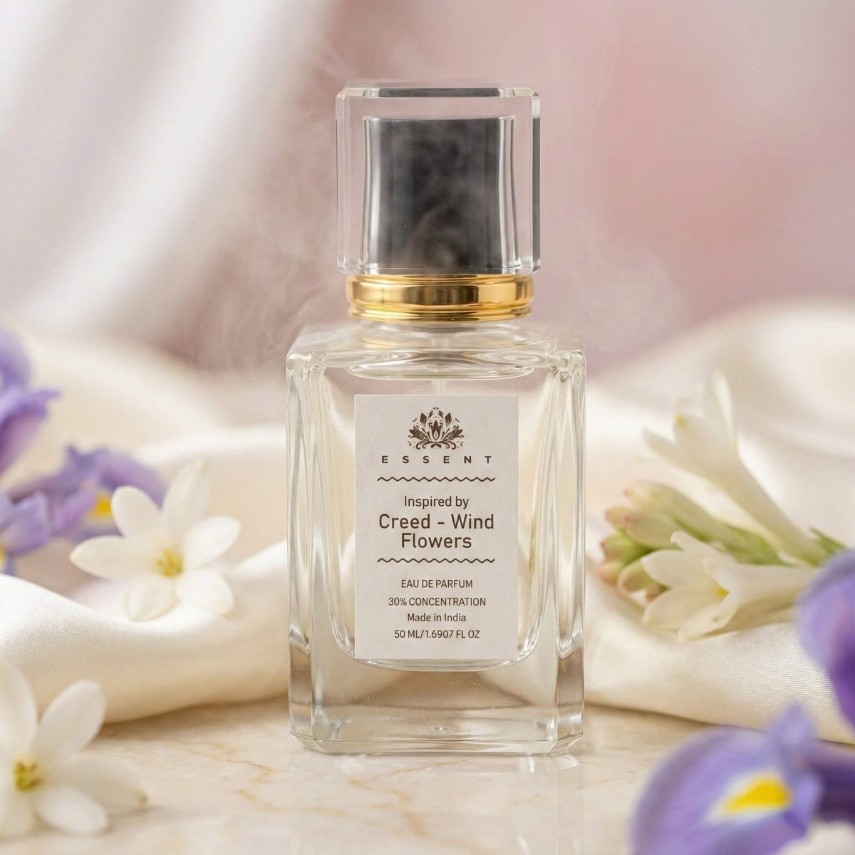Essent Wind Flowers 100 ml eau de parfum bottle — floral, view 2