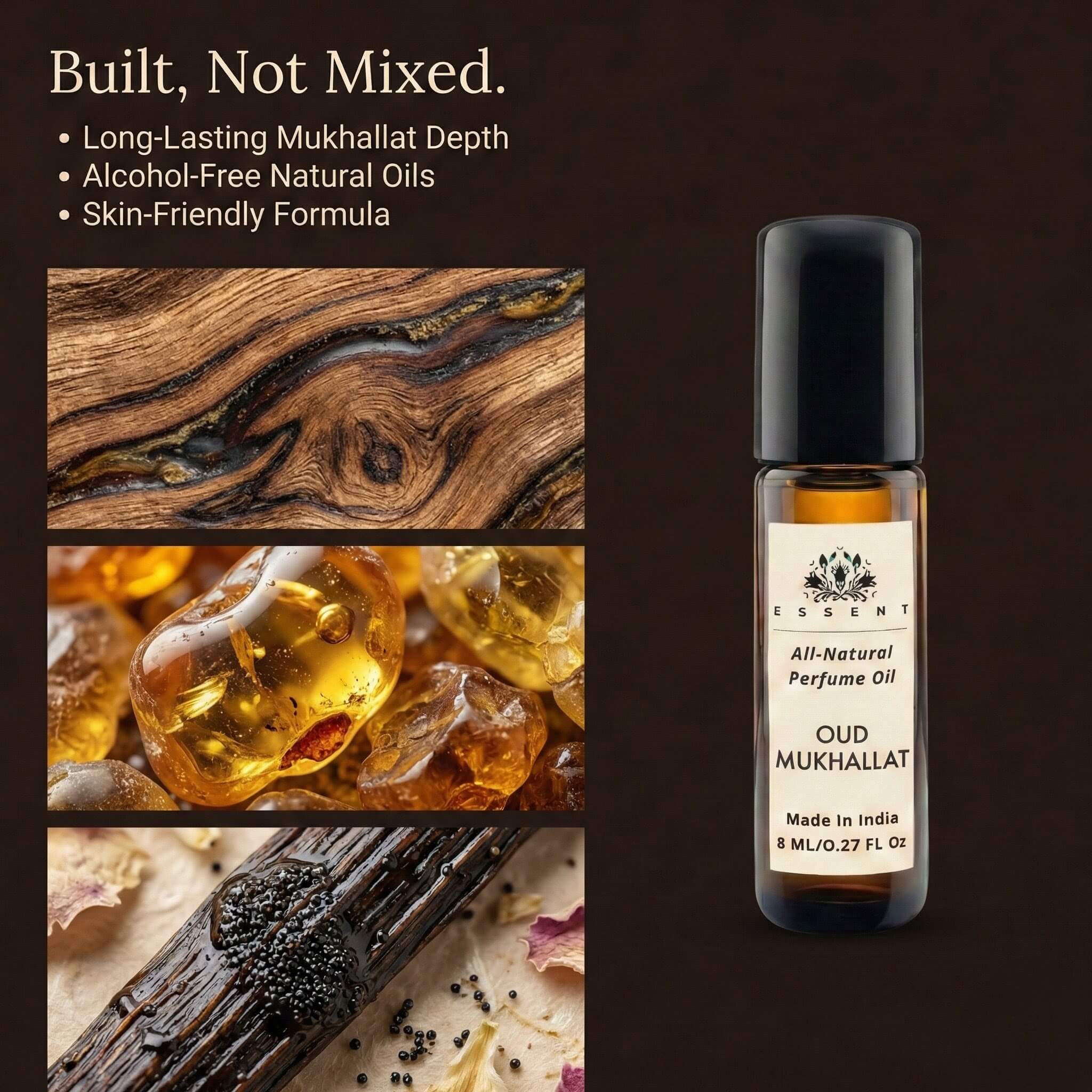 Essent Oud Mukhallat Roll-On Attar/ Perfume Oil