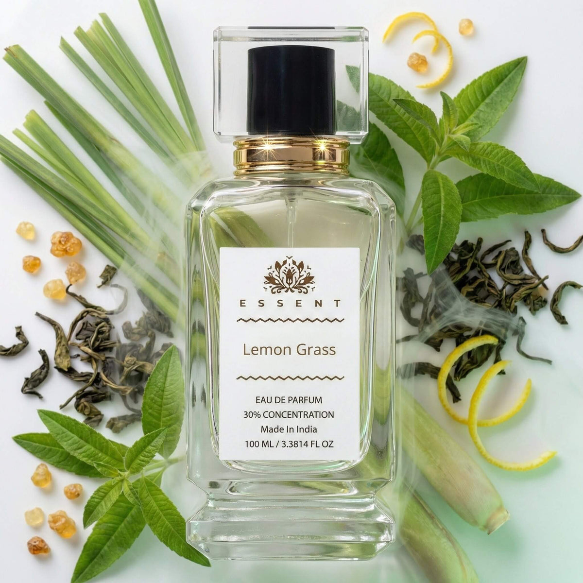 Essent Lemon Grass 30 ml eau de parfum bottle — fresh citrus, view 5