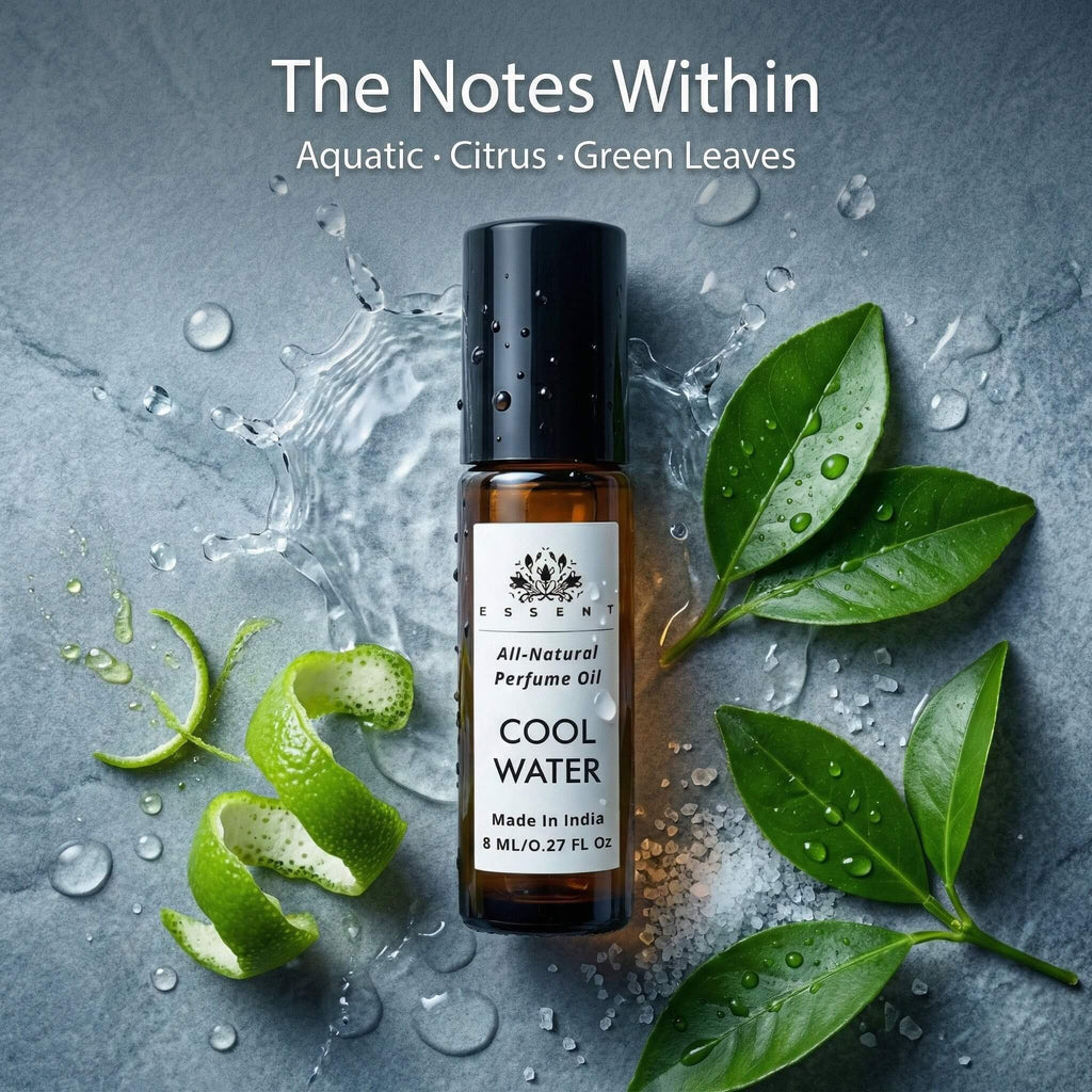 Essent Cool Water Roll-On Attar/ Perfume Oil