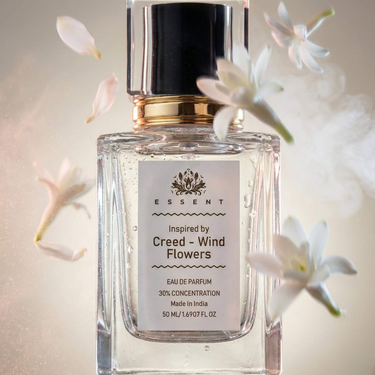 Essent Wind Flowers 100 ml eau de parfum bottle — floral, view 3