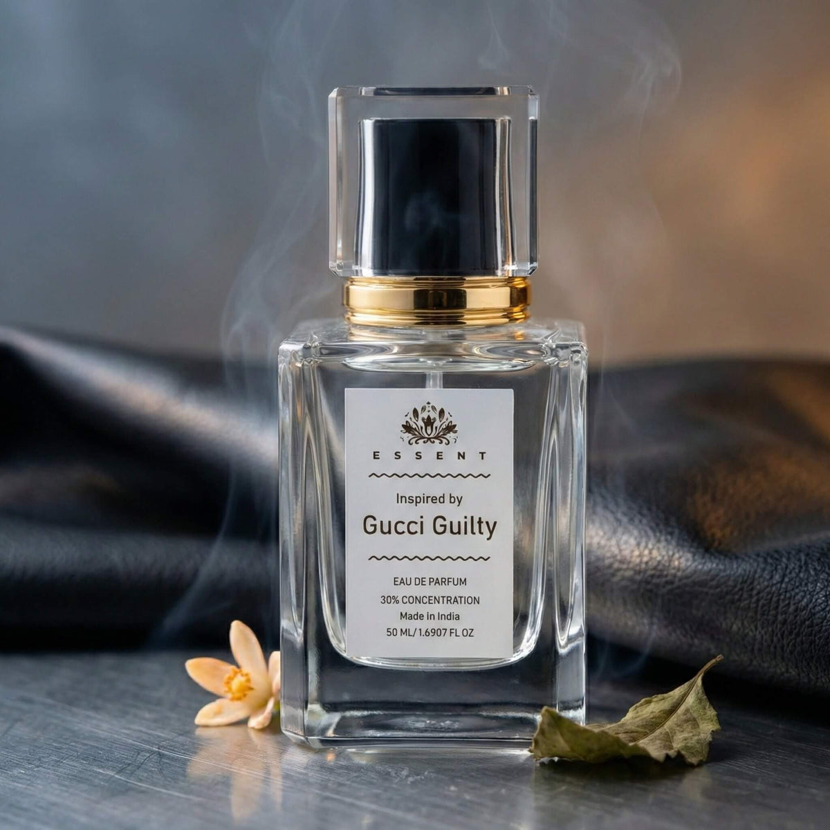 Essent Guilty 100 ml eau de parfum bottle — fresh citrus, view 2