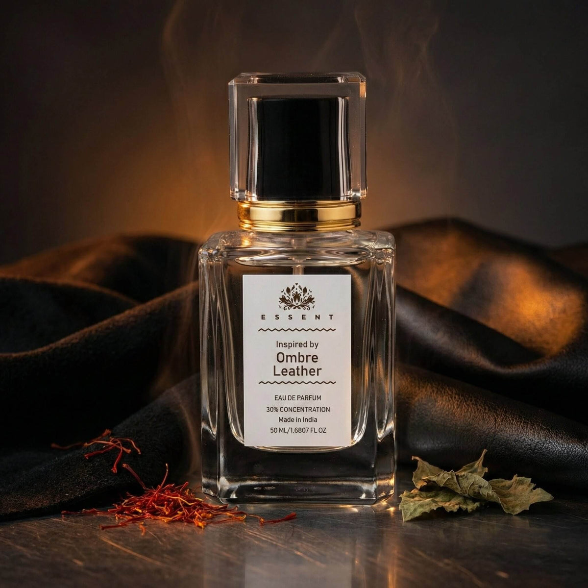 Essent Ombre Leather 100 ml eau de parfum bottle — spicy oriental, view 2