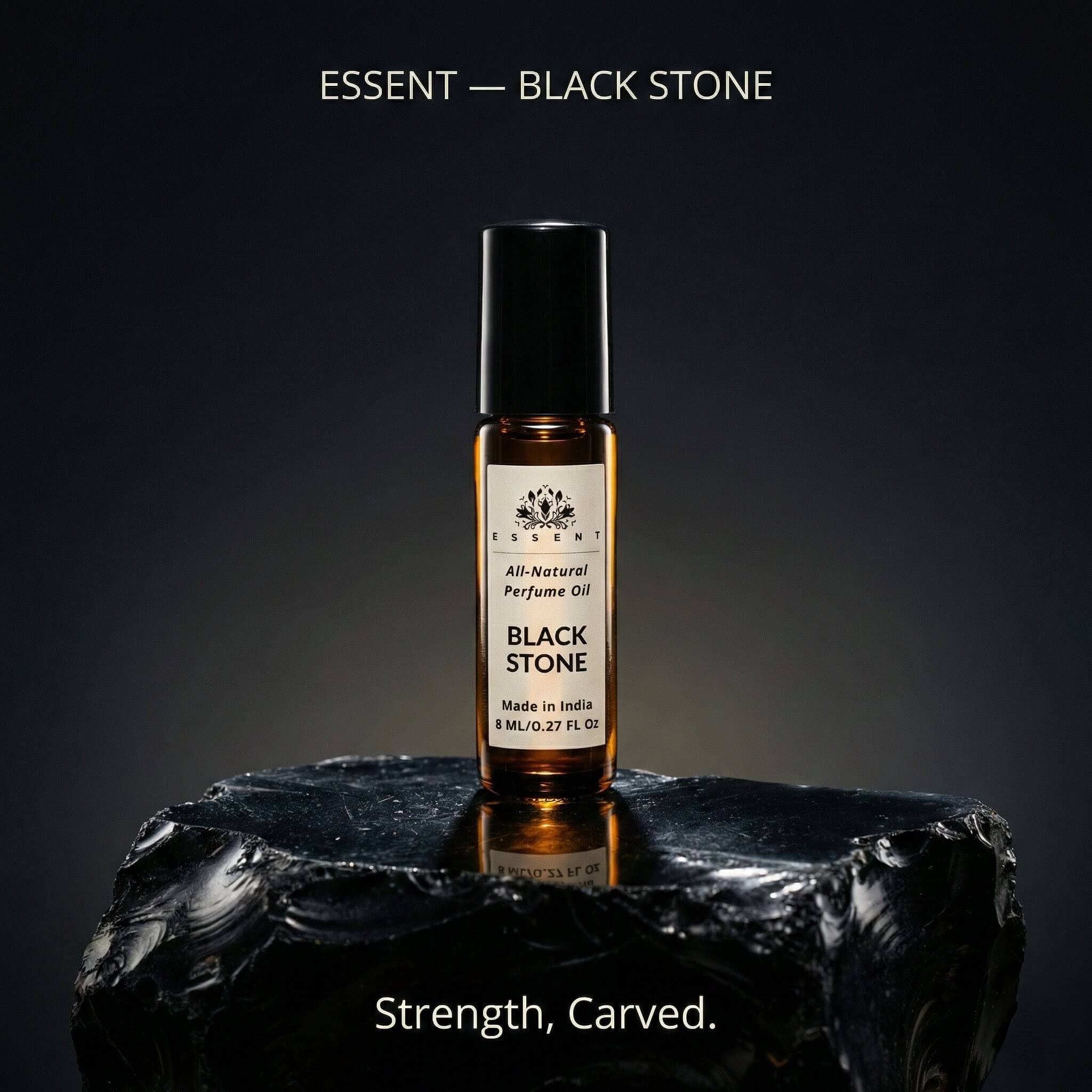 Essent Black Stone Roll-On Attar/ Perfume Oil