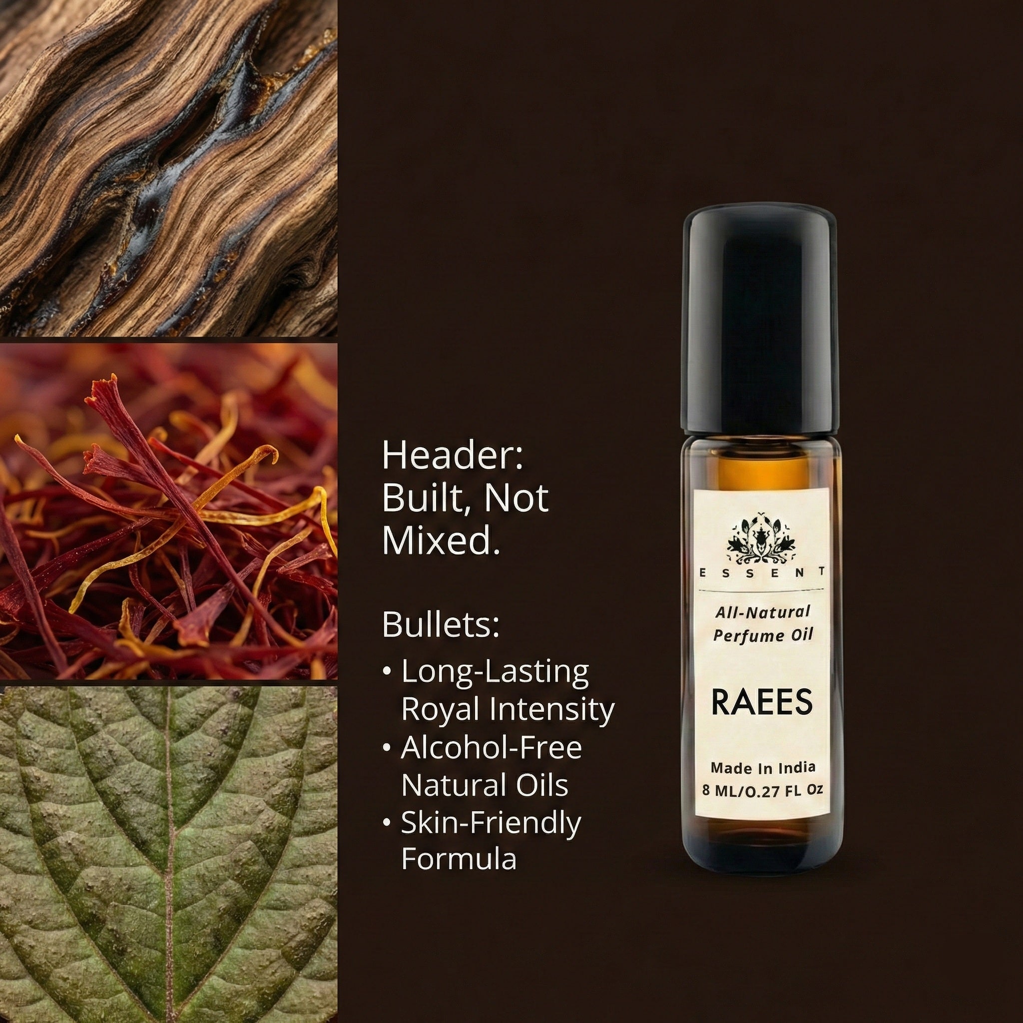 Essent Raees Roll-On Attar/ Perfume Oil