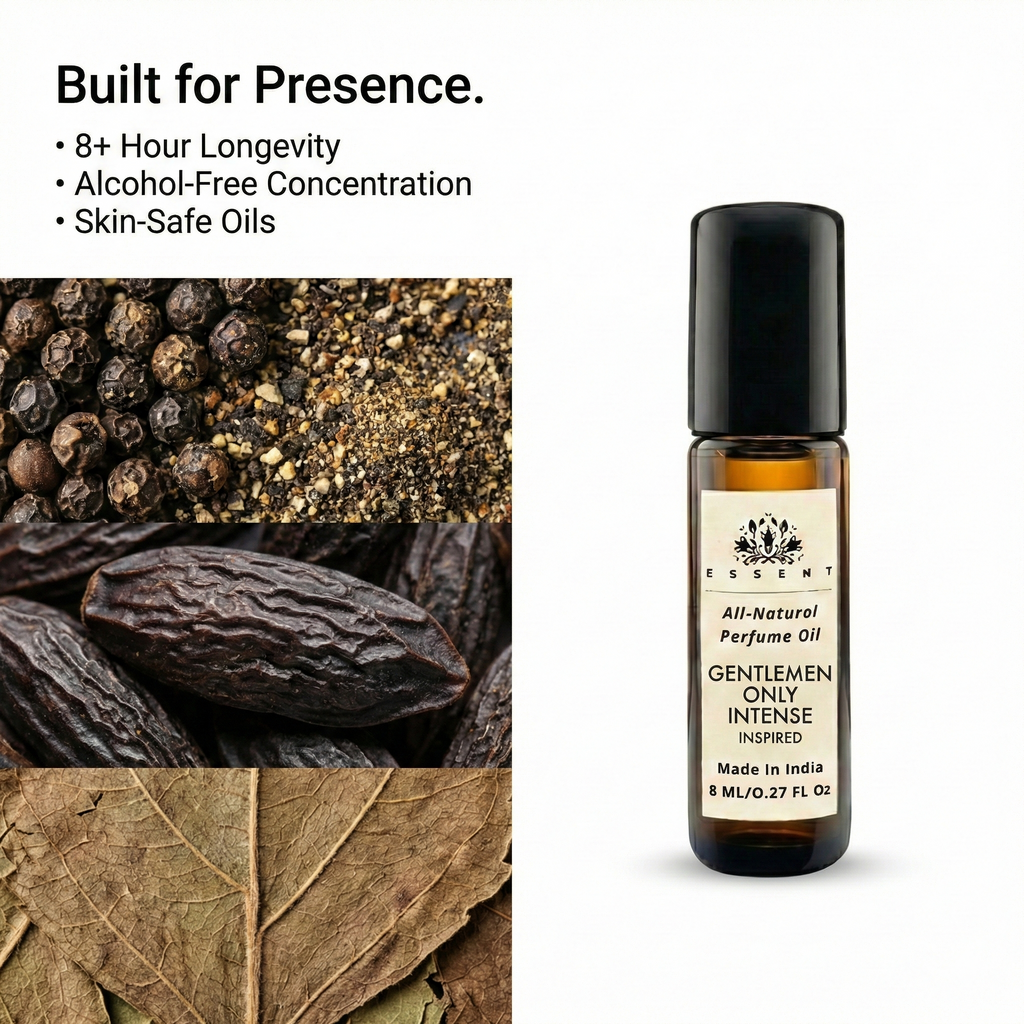 Essent Gentlemen Only Intense-Inspired Roll-On Attar/ Perfume Oil