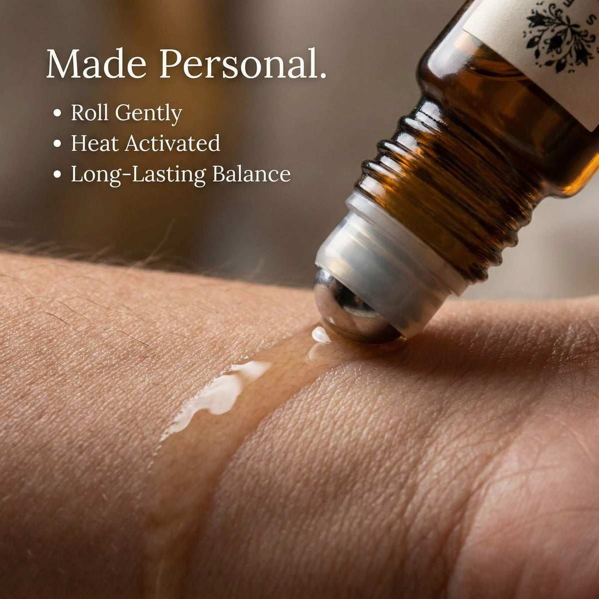 Essent 7 8 ml roll-on attar bottle — amber oriental, view 5