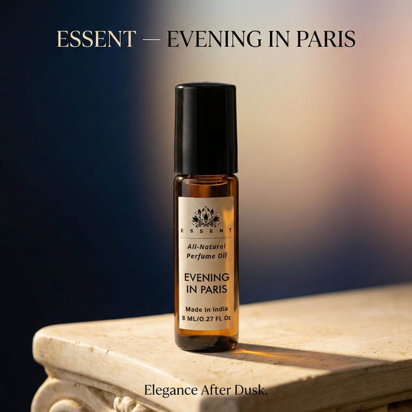Essent Evening in Paris 8 ml roll-on attar bottle — white floral