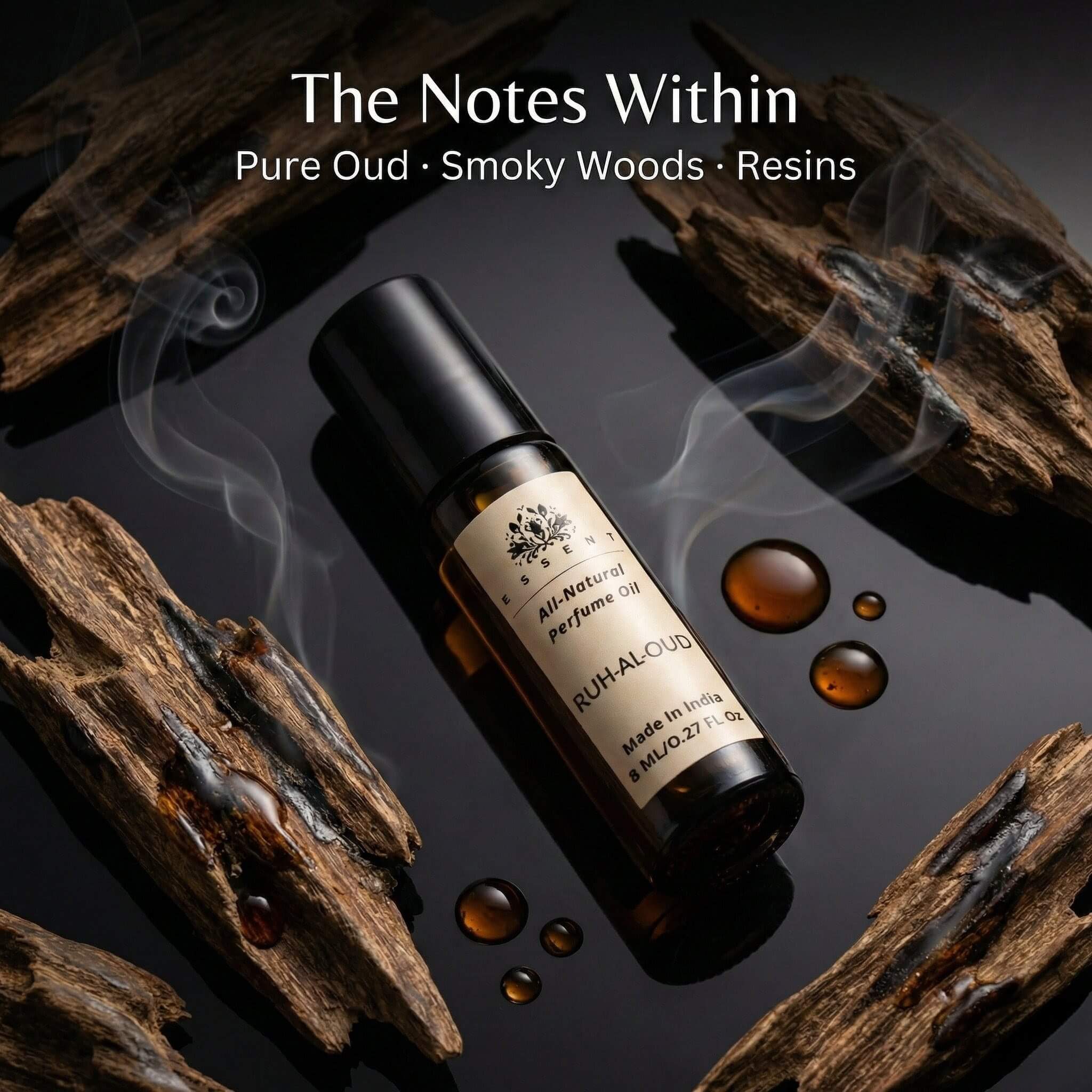 Essent Ruh-Al-Oud Roll-On Attar/ Perfume Oil