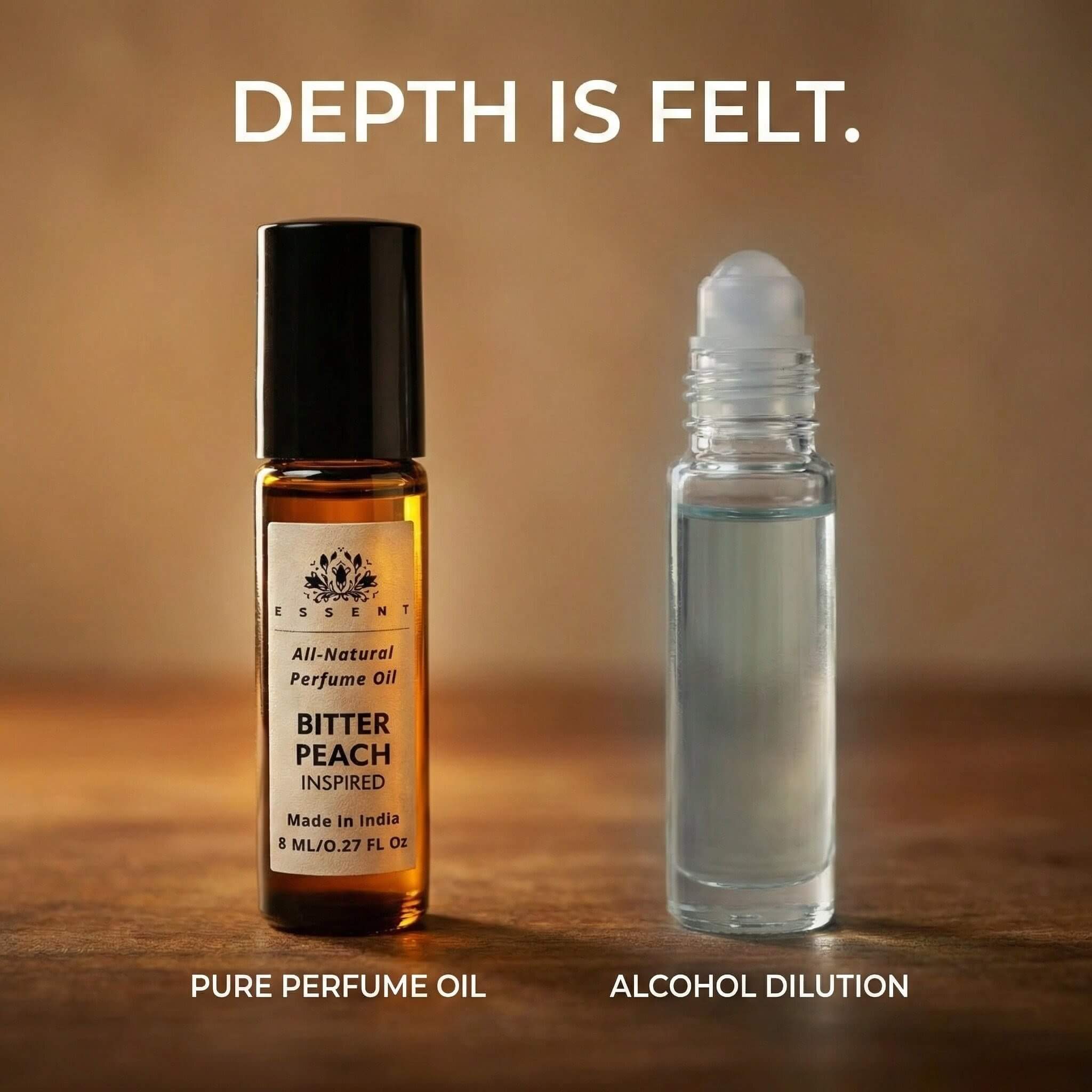 Essent Bitter Peach-Inspired Roll-On Attar/ Perfume Oil