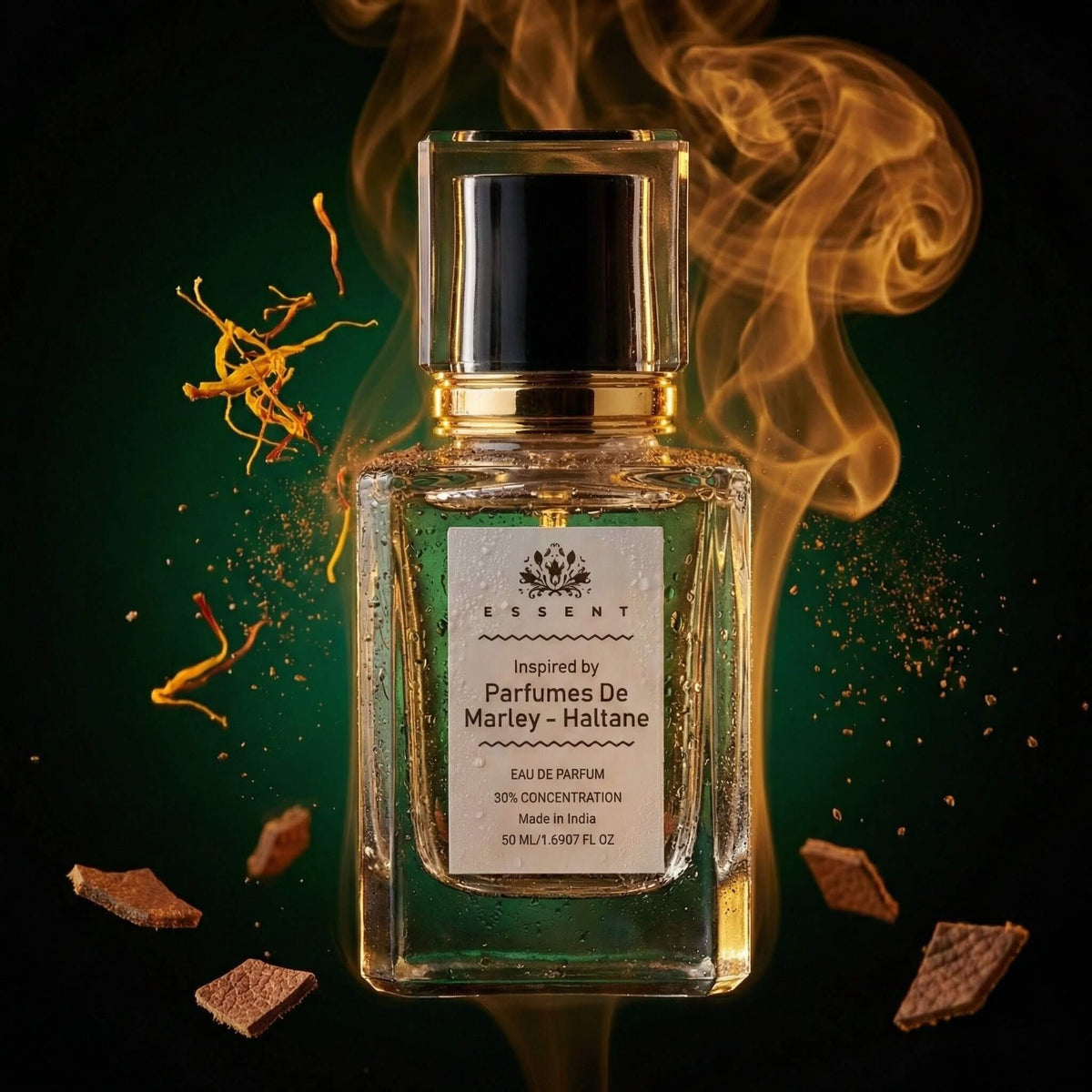 Essent Haltane 100 ml eau de parfum bottle — oud & amber, view 3