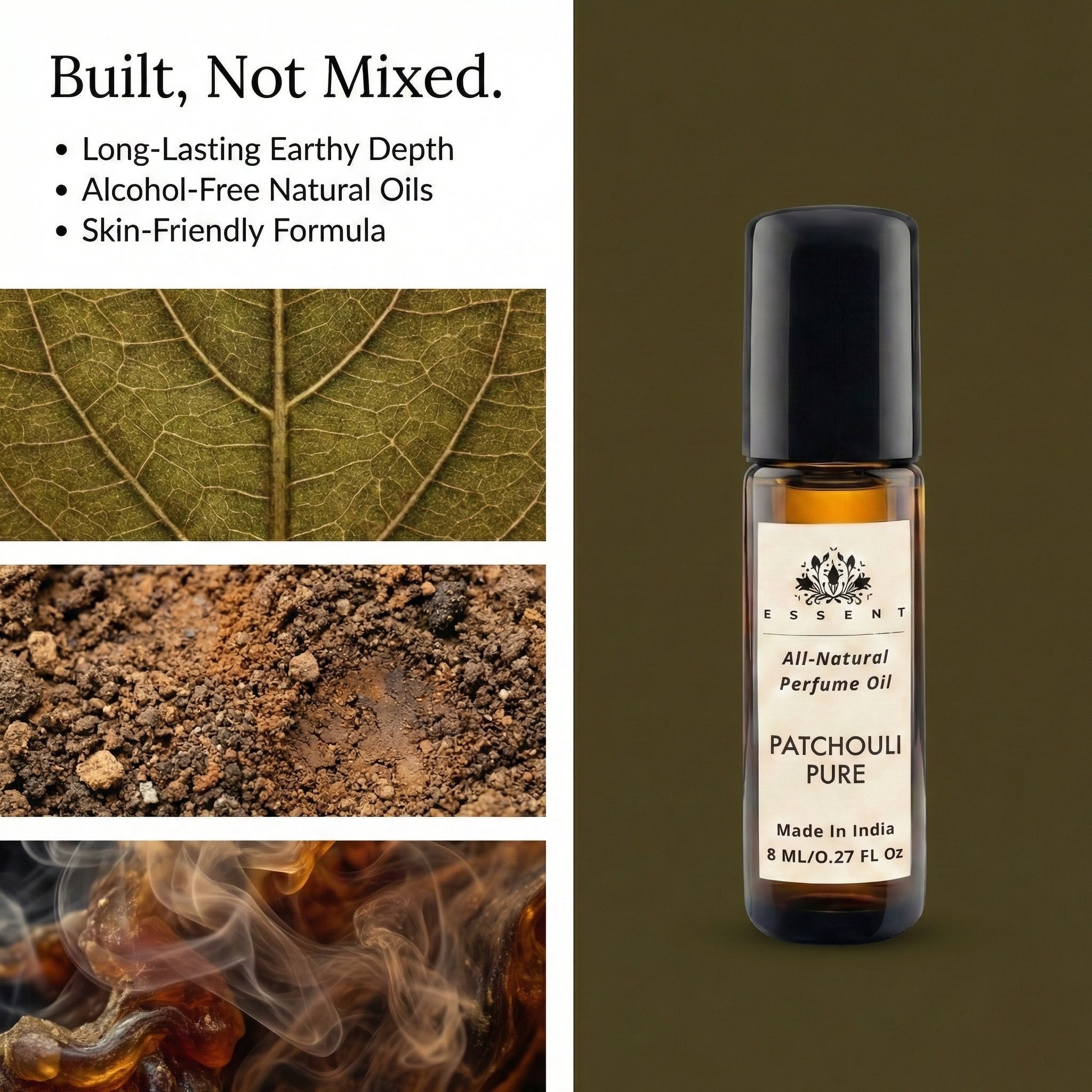 Essent Patchouli Pure Roll-On Attar/ Perfume Oil